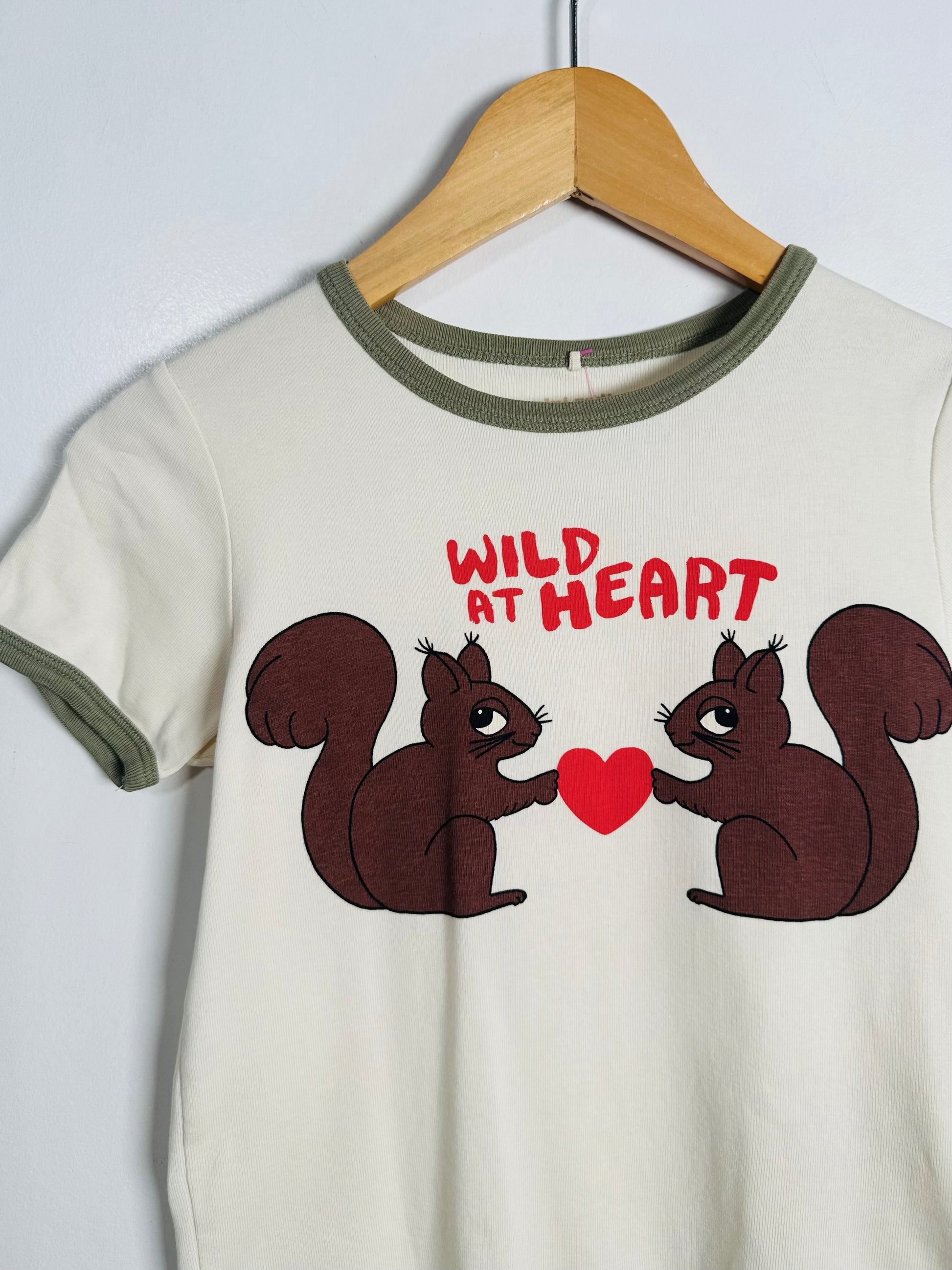 Mini Rodini Wild at Heart Tee / 6-7Y