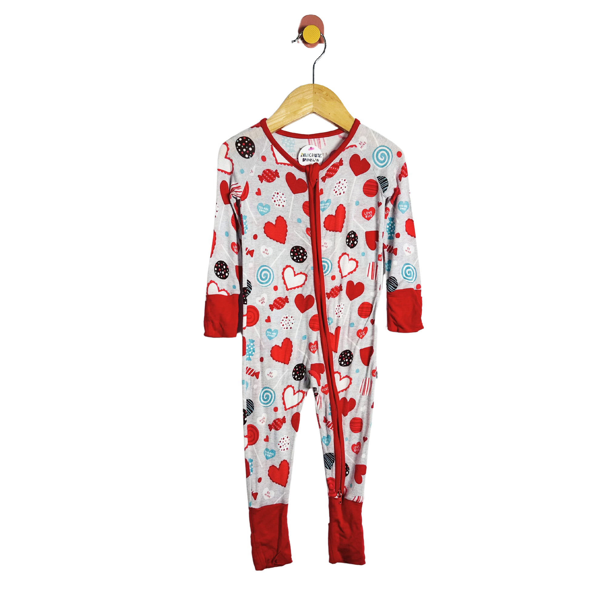 Little Sleepies Conversavtion Heart PJ’s / 6-12M