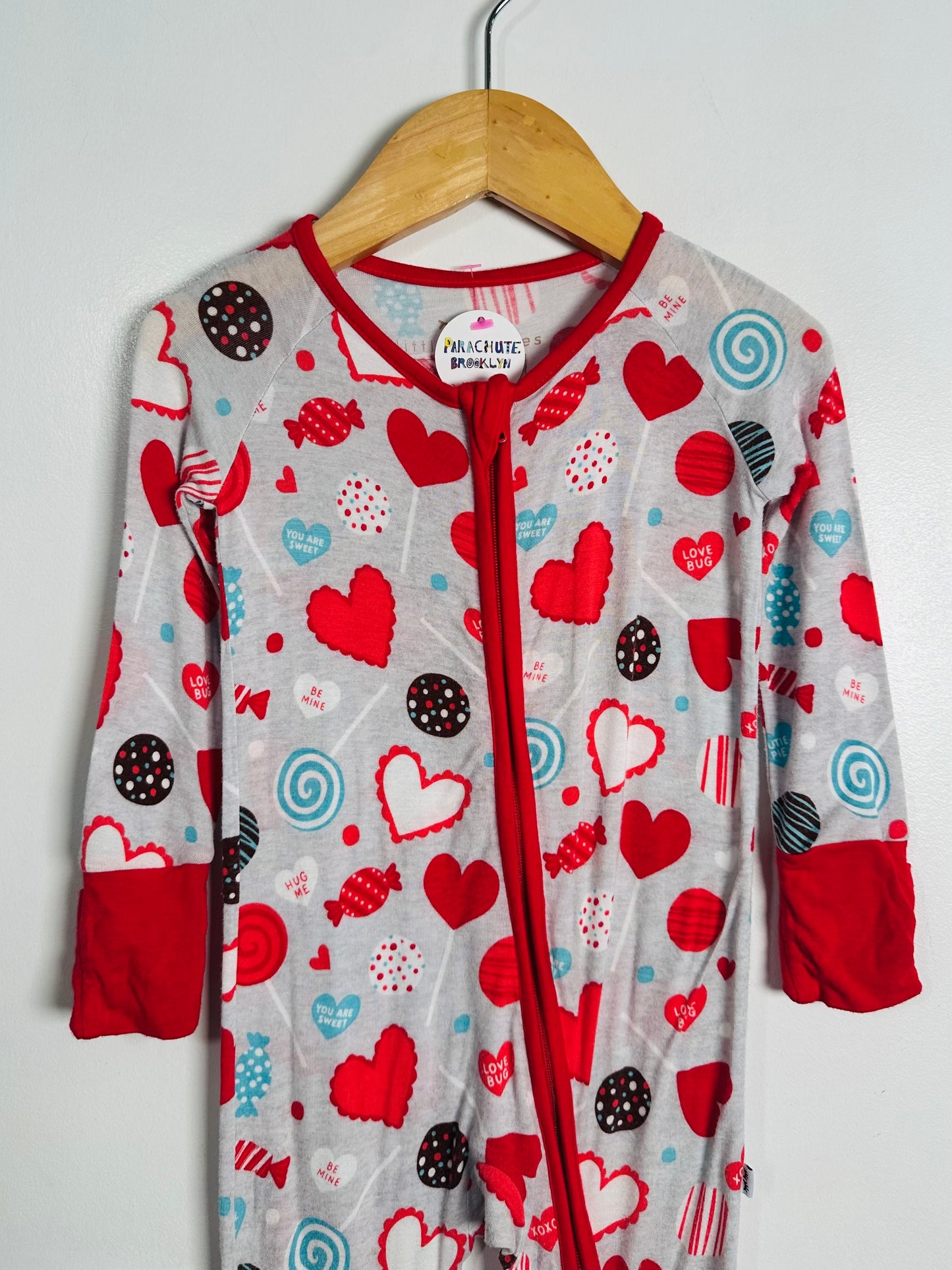 Little Sleepies Conversavtion Heart PJ’s / 6-12M