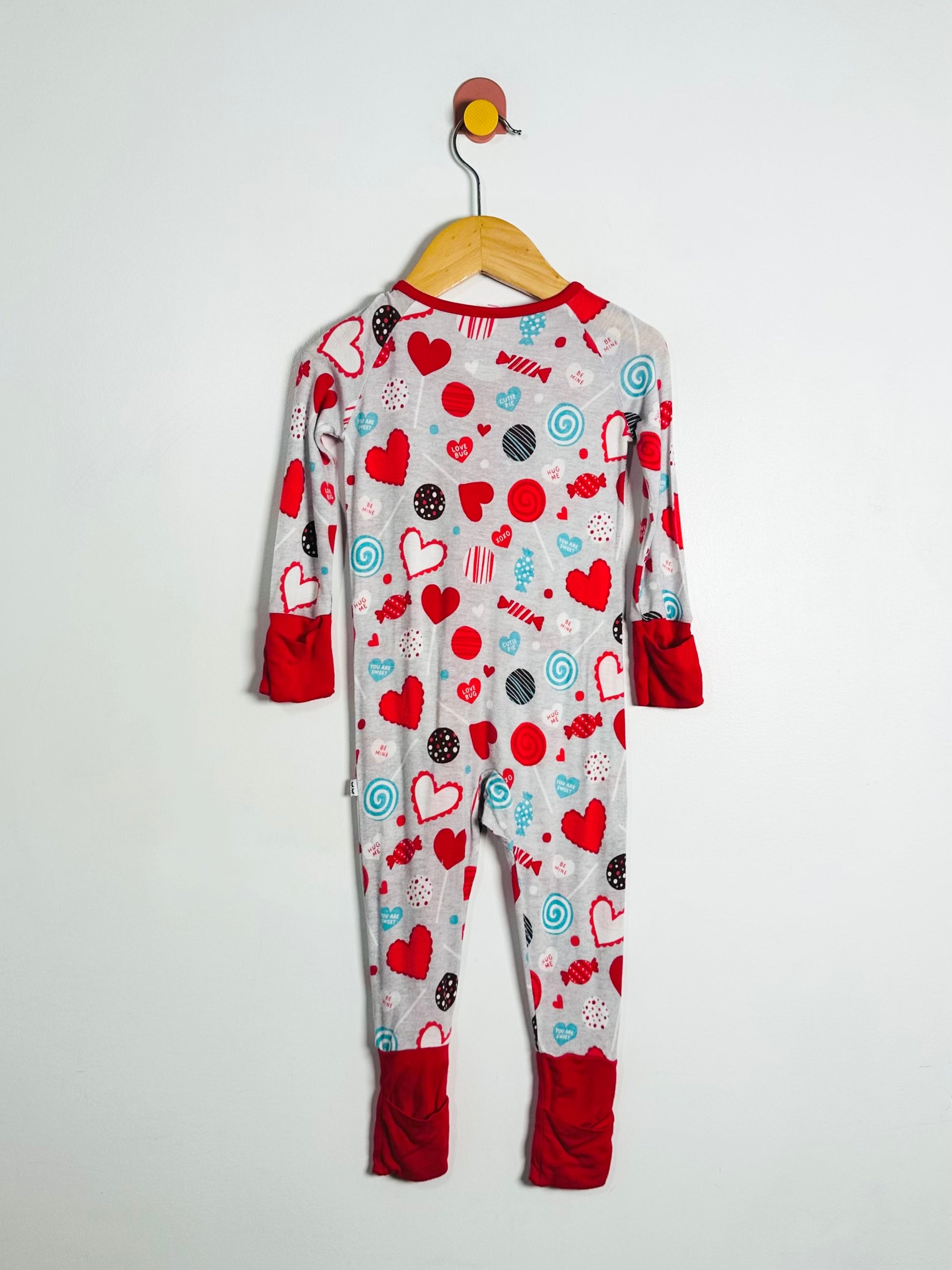 Little Sleepies Conversavtion Heart PJ’s / 6-12M