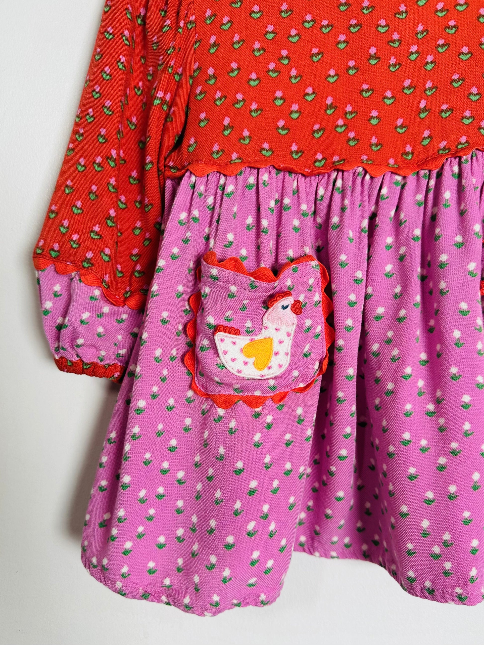 chicken design dress Chicken Twirly Dress