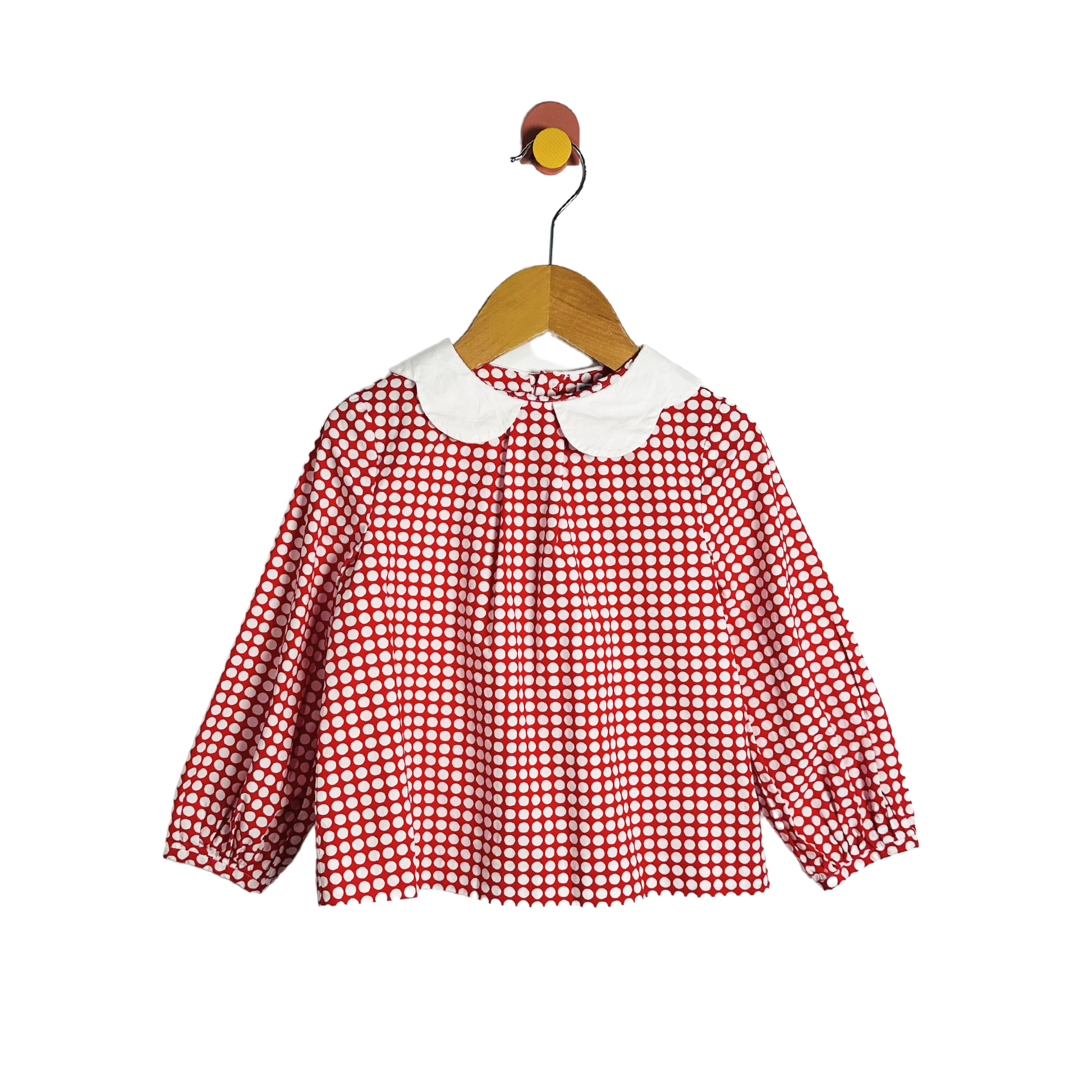 Jacadi Polkadot Blouse / 4Y