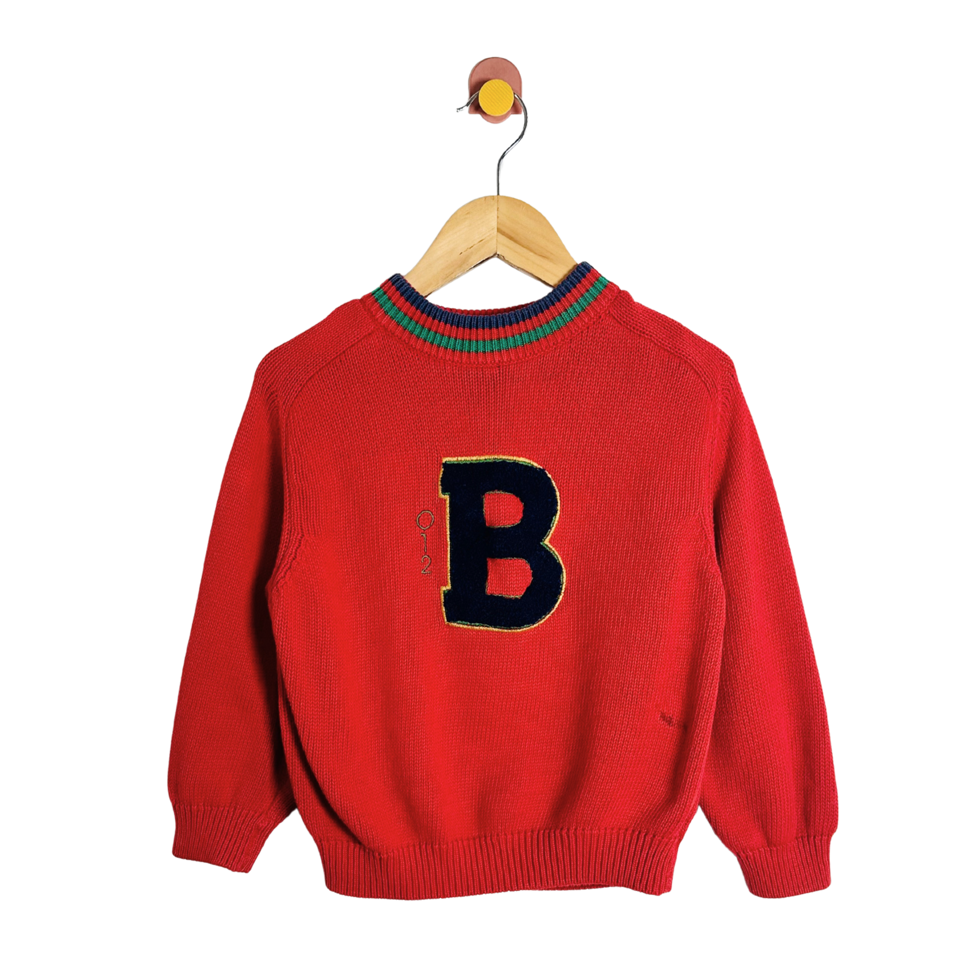 Vintage Benetton “B” Crewneck / 6Y