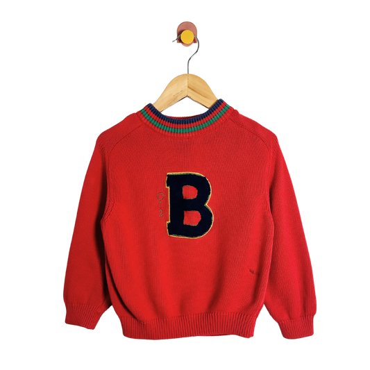 Vintage Benetton “B” Crewneck / 6Y