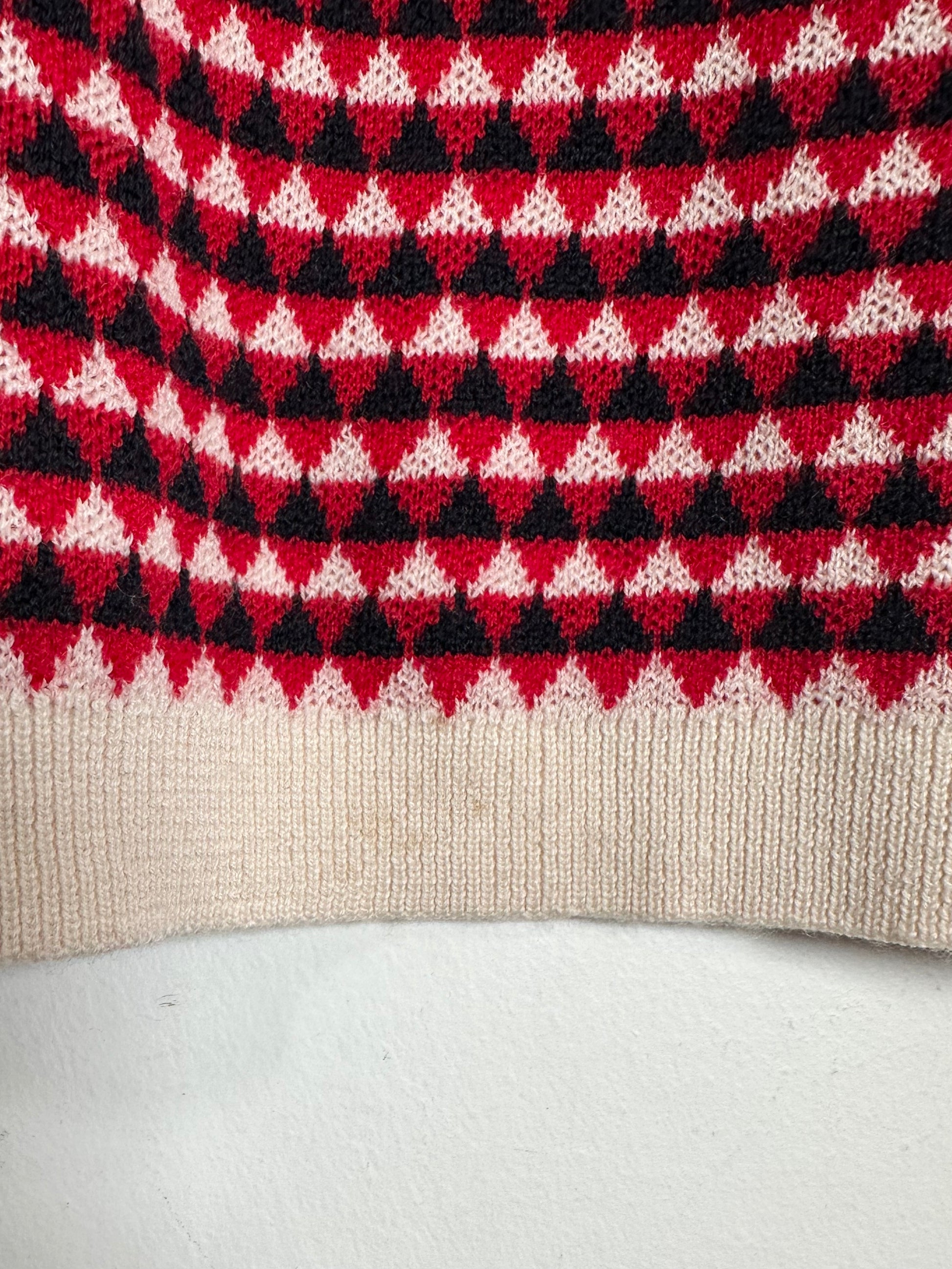 Fub Jacquard Polo Sweater / 8Y