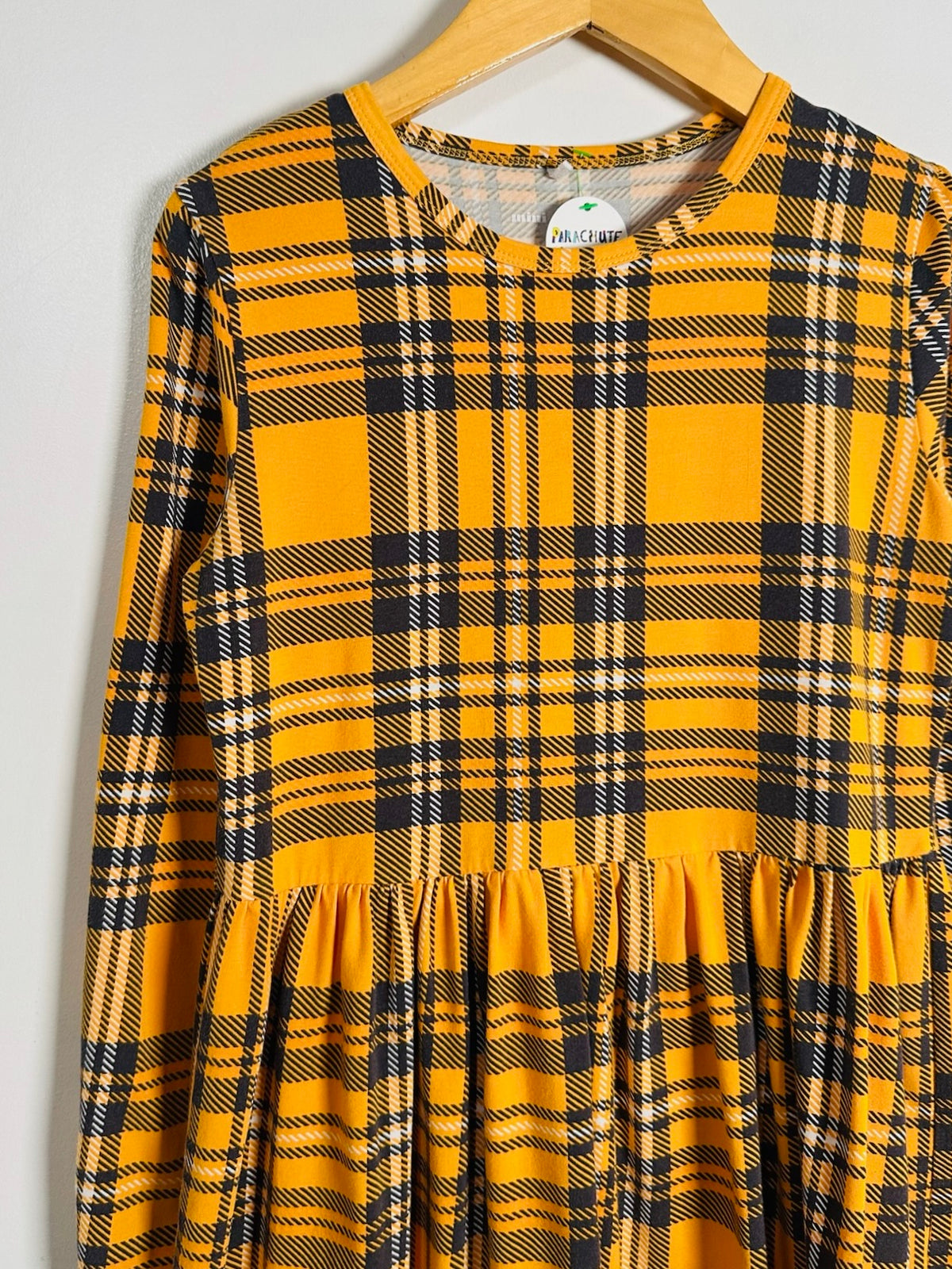 Mini Rodini Plaid Jersey Dress / 9-11Y