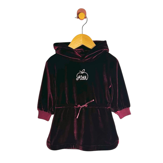 Kith Hooded Velvet Dress / 3-6M