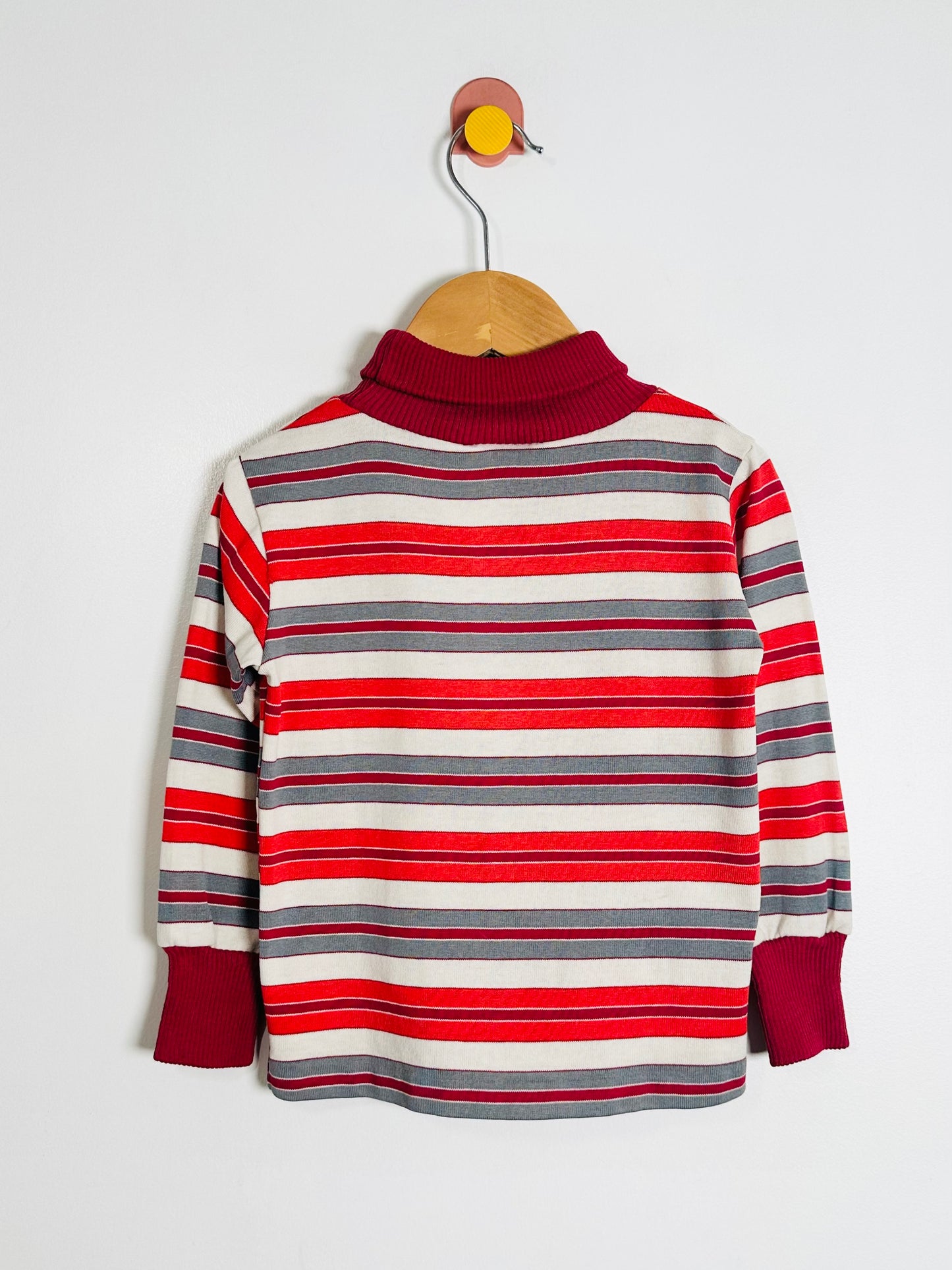 Vintage Healthtex Striped Turtleneck / 3-4Y