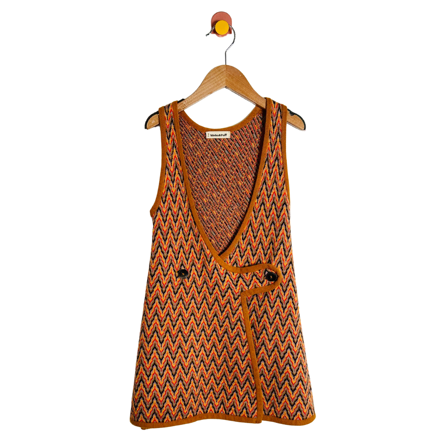 Misha & Puff Zigzag Bibi Dress / 4-5Y