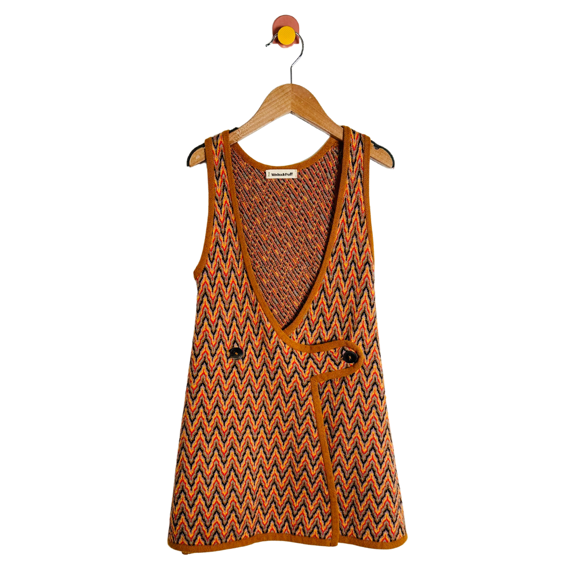 Misha & Puff Zigzag Bibi Dress / 4-5Y