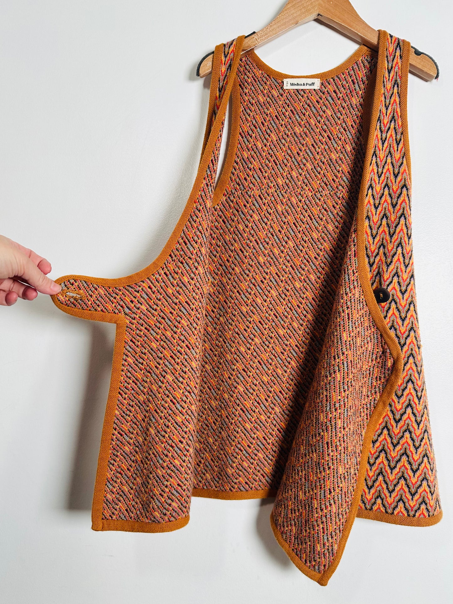 Misha & Puff Zigzag Bibi Dress / 4-5Y