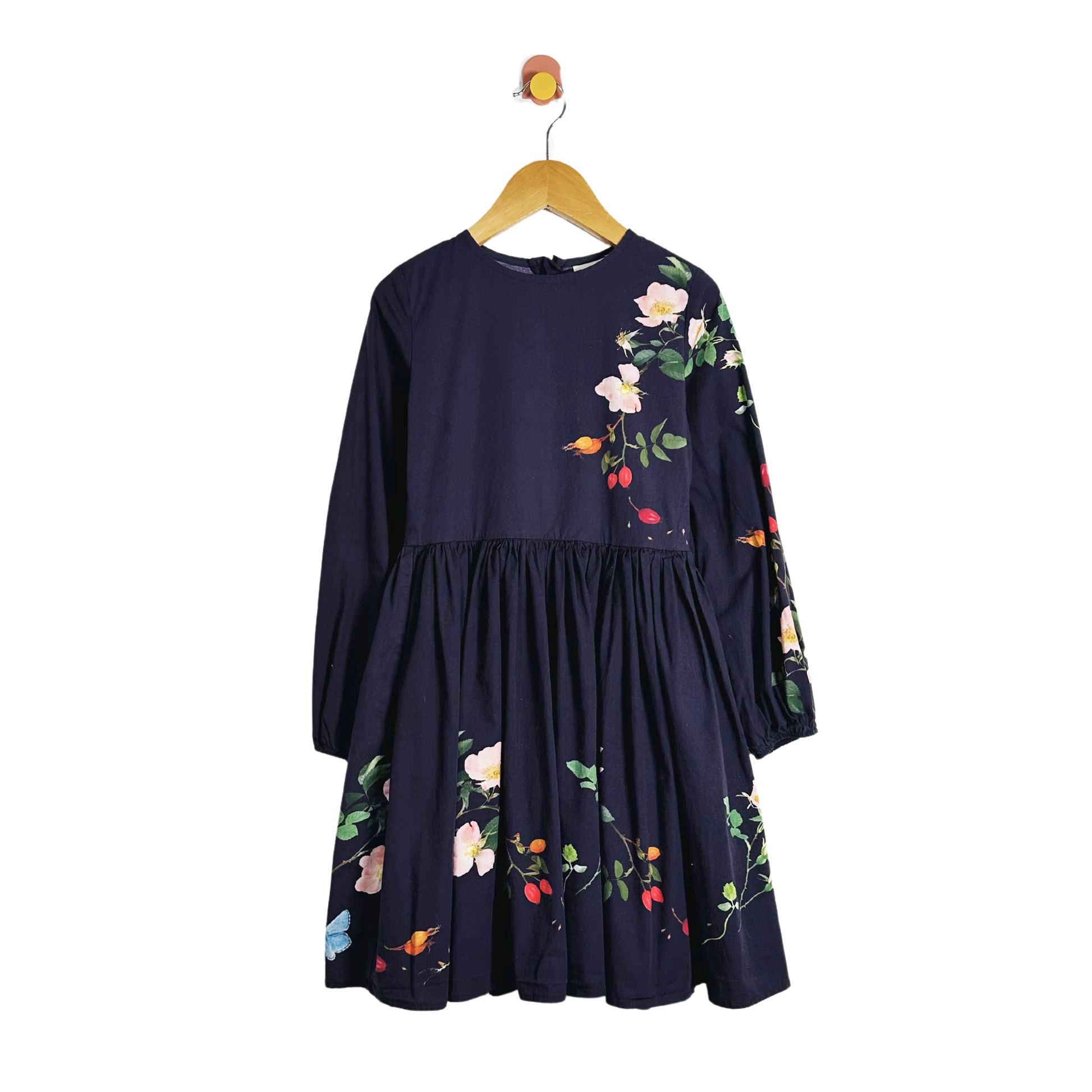 Molo Floral Poplin Dress / 9-10Y