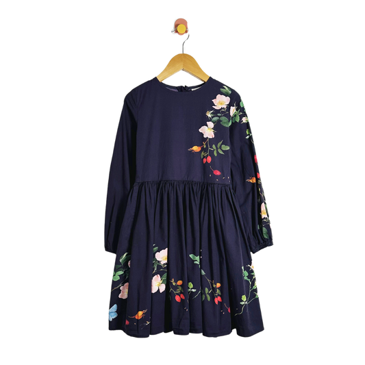 Molo Floral Poplin Dress / 9-10Y