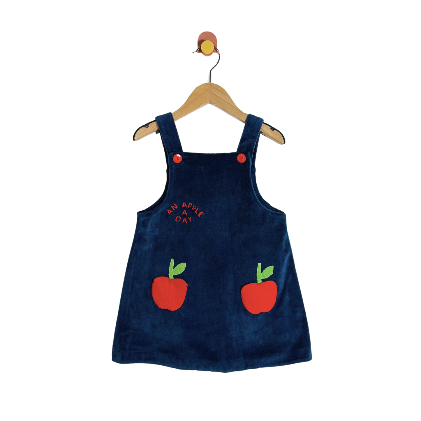 Vintage An Apple a Day Dress / 4Y