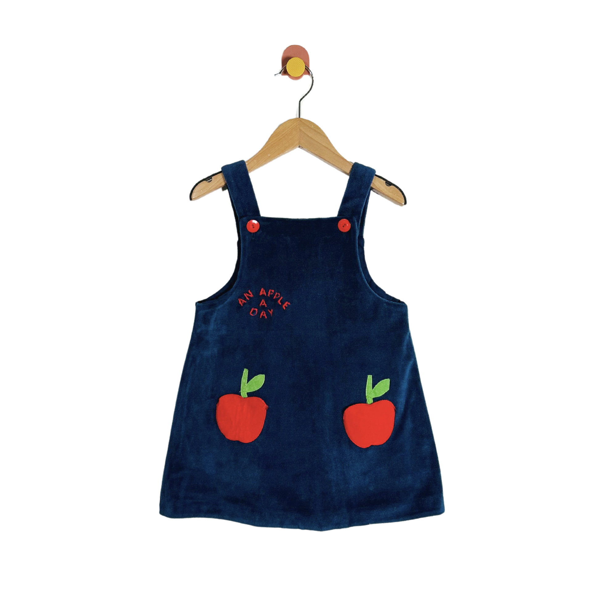 Vintage An Apple a Day Dress / 4Y