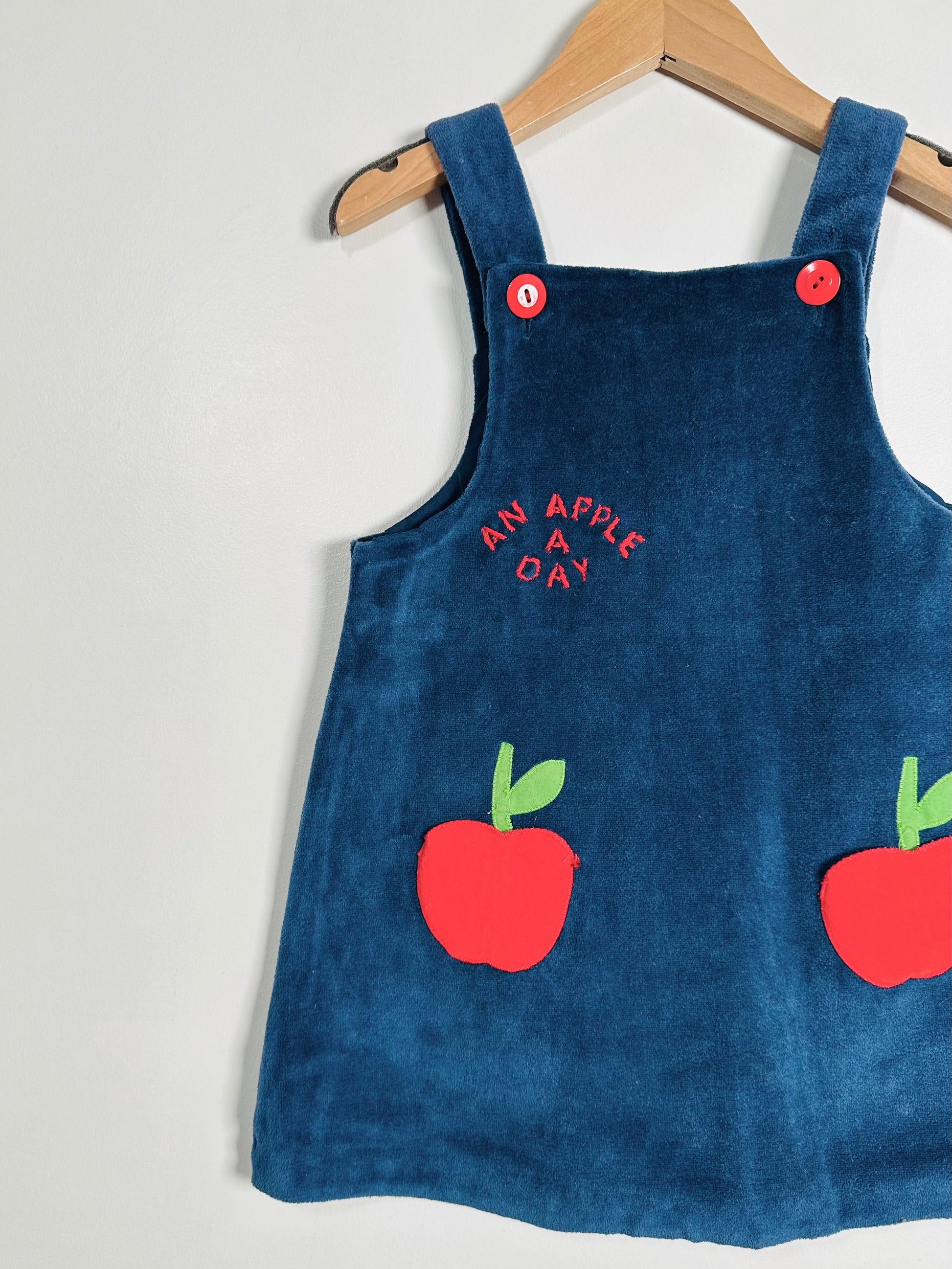 Vintage An Apple a Day Dress / 4Y