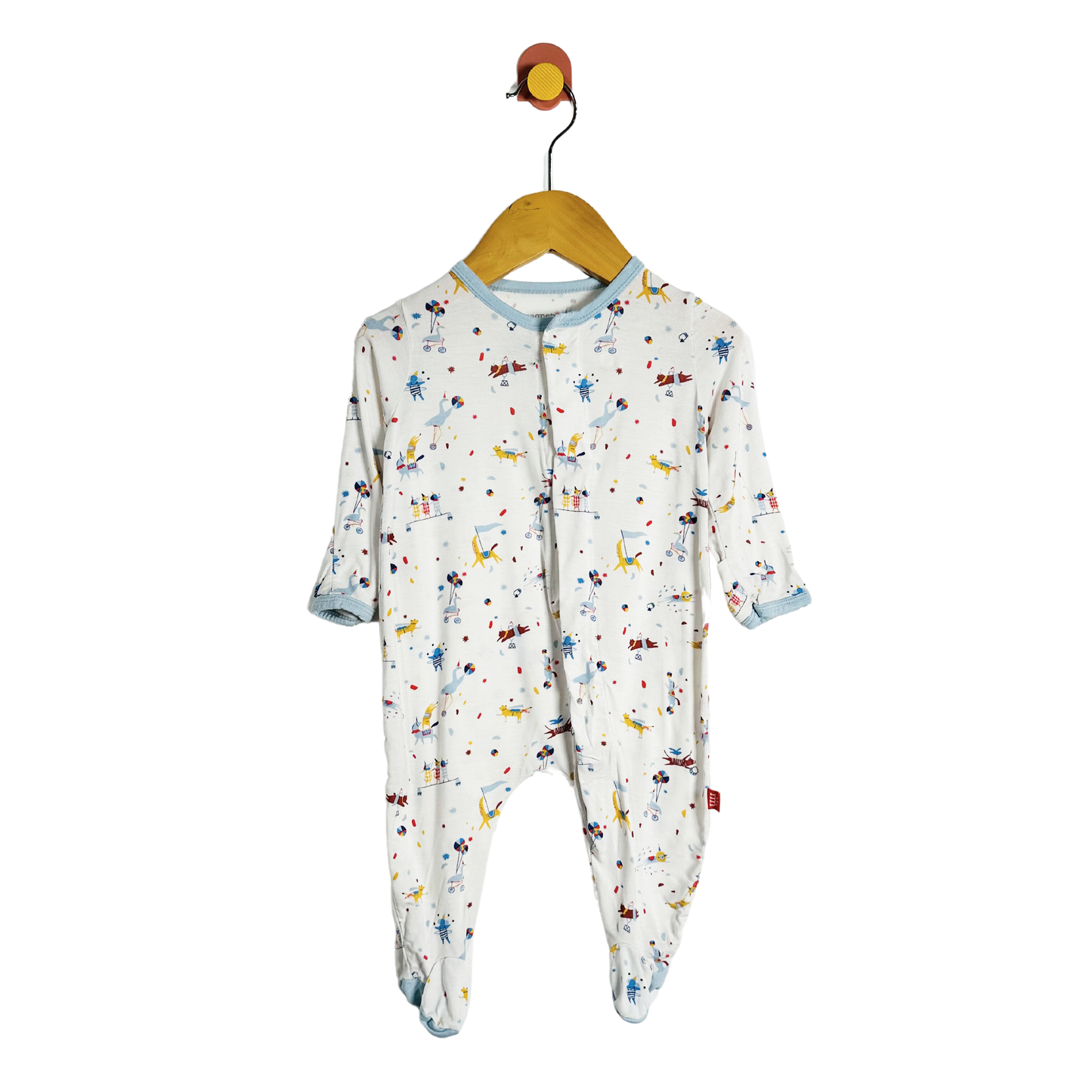 Magnetic Me Zoo Circus Pajama Onesie / 0-3M