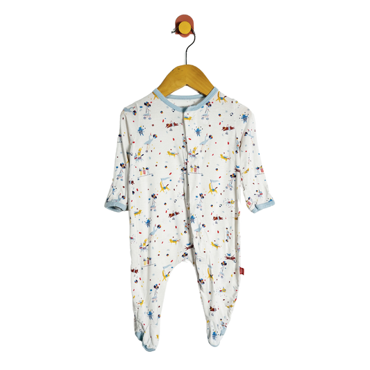 Magnetic Me Zoo Circus Pajama Onesie / 0-3M