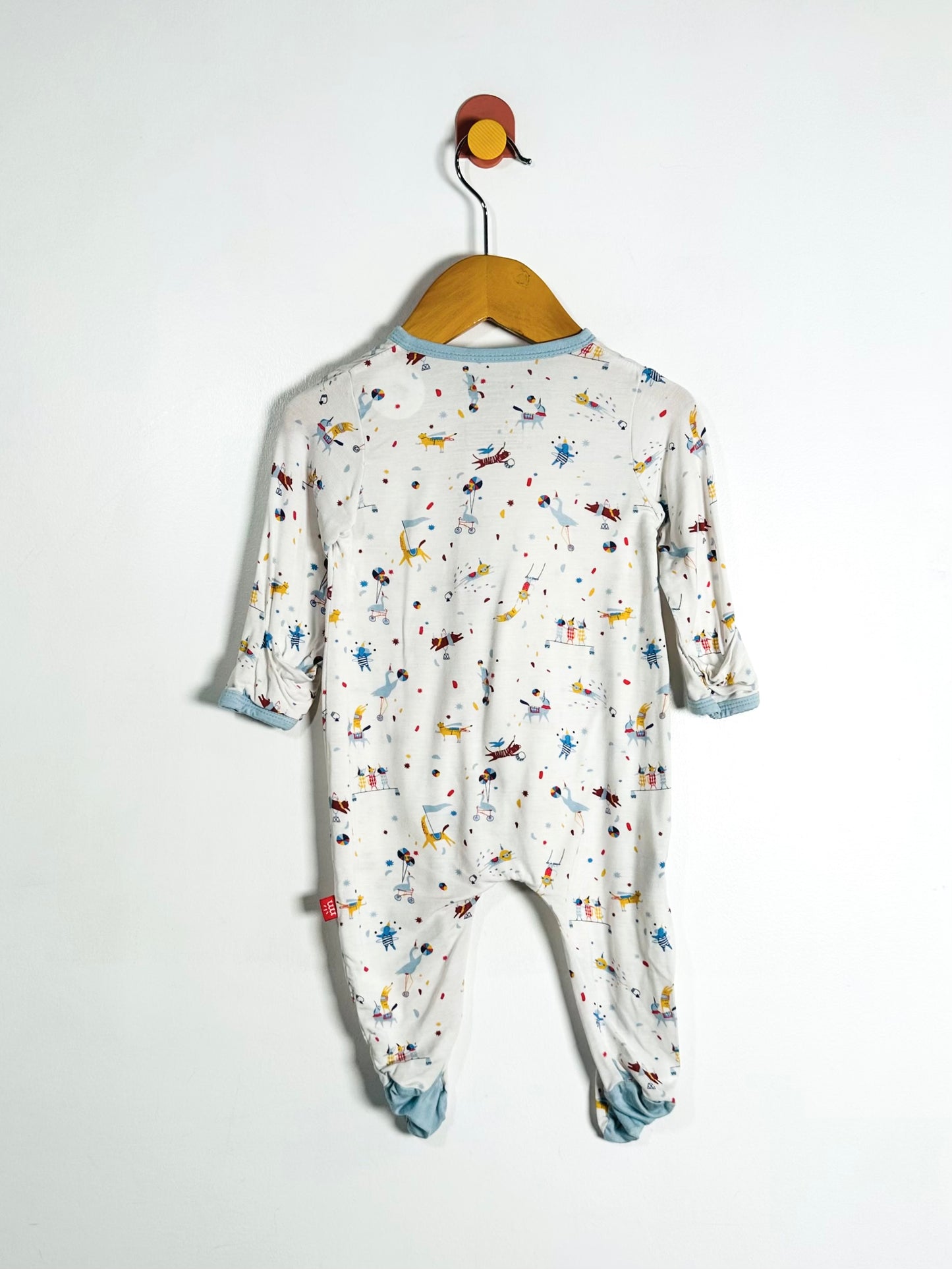 Magnetic Me Zoo Circus Pajama Onesie / 0-3M