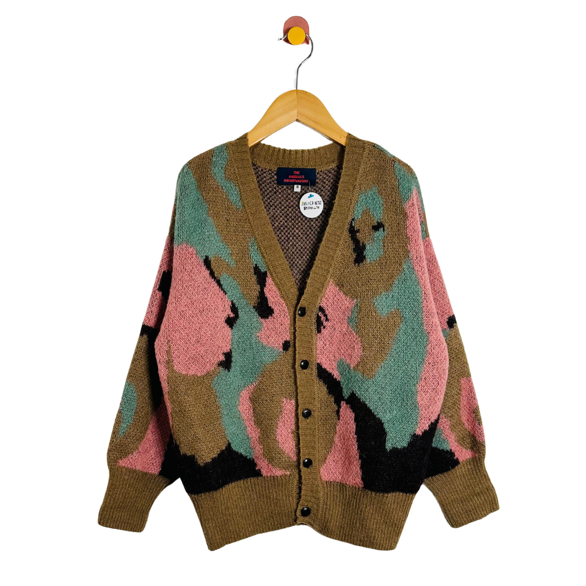 The Animals Observatory Abstract Cardigan / 8Y – PARACHUTE BROOKLYN