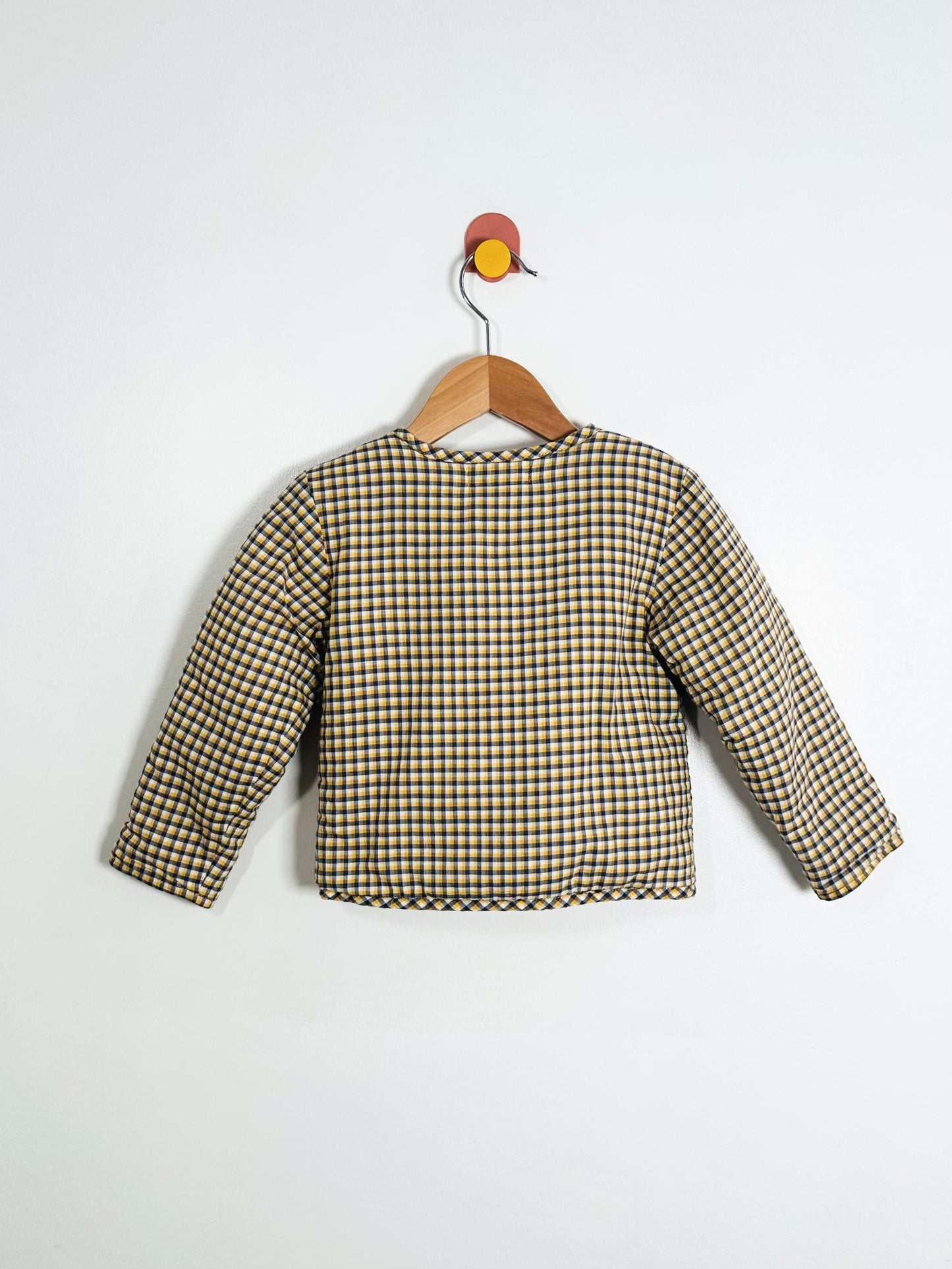 La Petit Collection Plaid Padded Jacket / 3Y