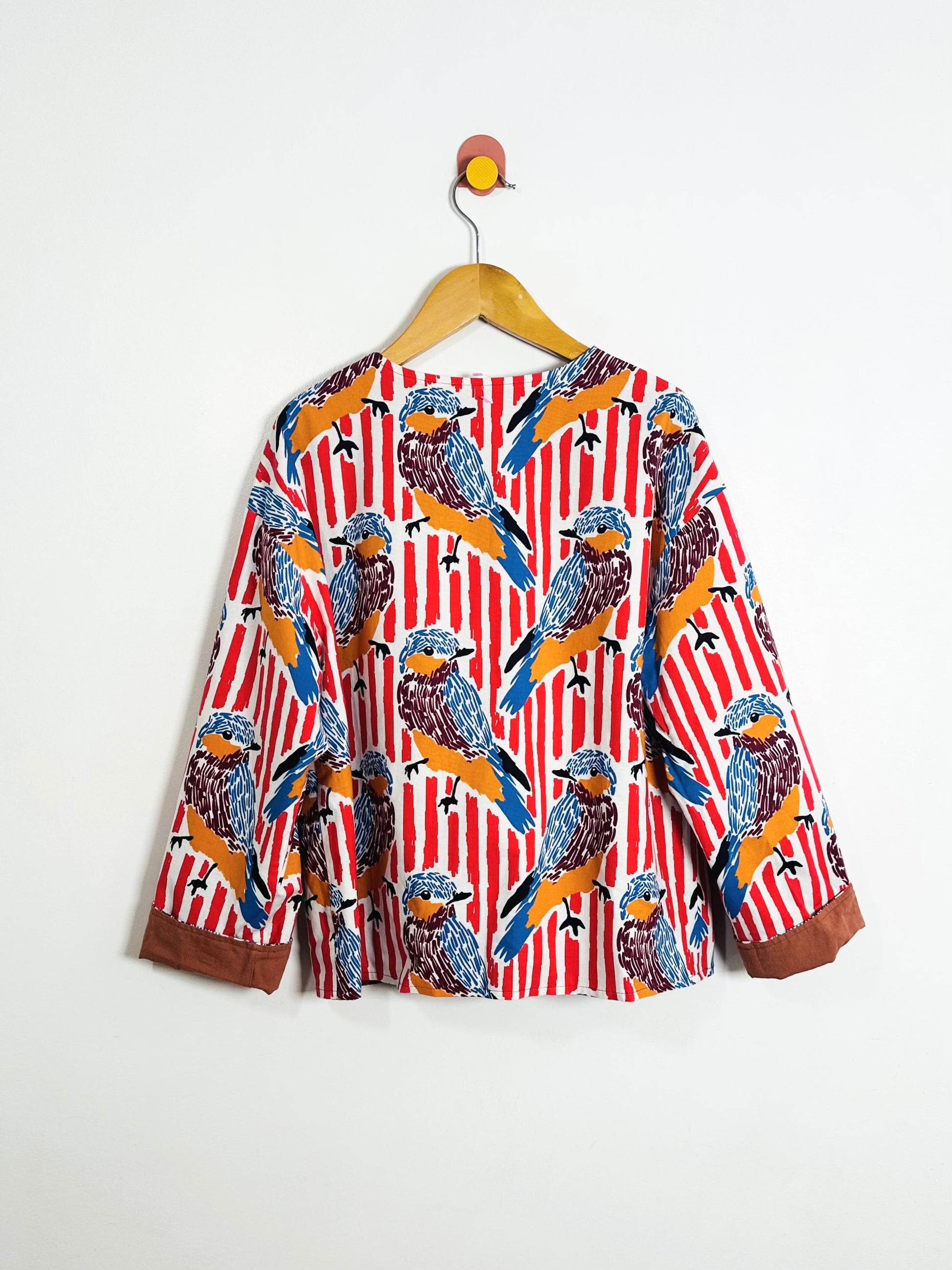 Momohanipopo Reversible Bluebird Jacket / 10Y