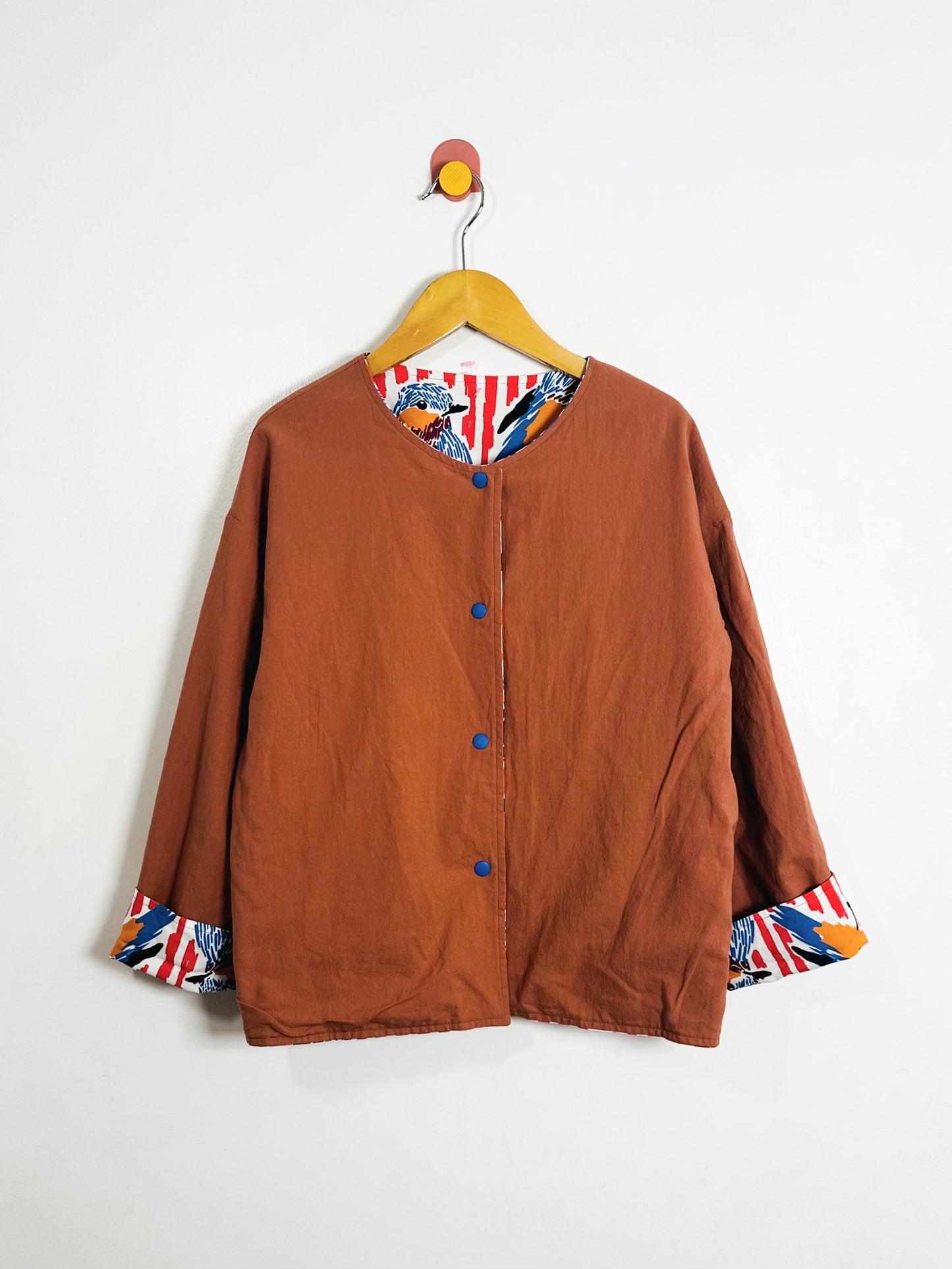 Momohanipopo Reversible Bluebird Jacket / 10Y