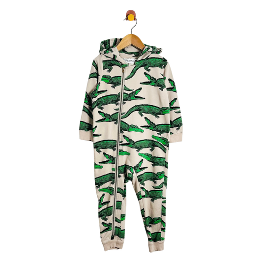 Mini Rodini Crocodile Onesie / 1.5-3Y