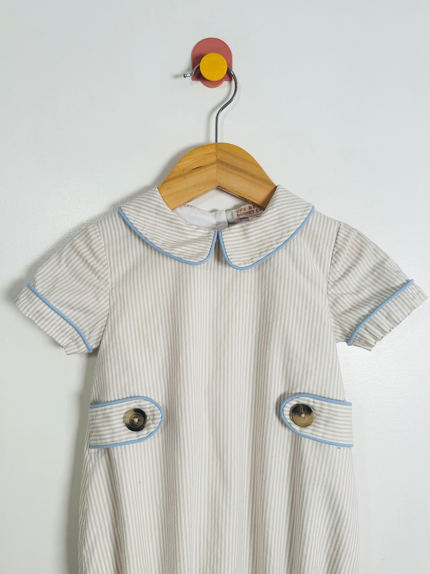 The Beaufort Bonnet Company Stripe Romper / 18-24M