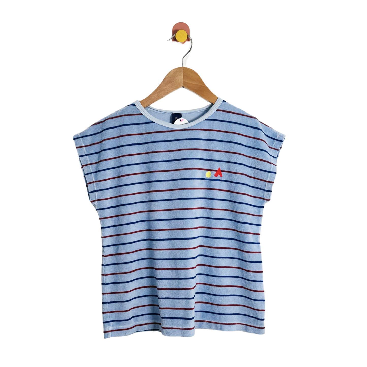 Bonmot Stripe Terry Top / 8-9Y