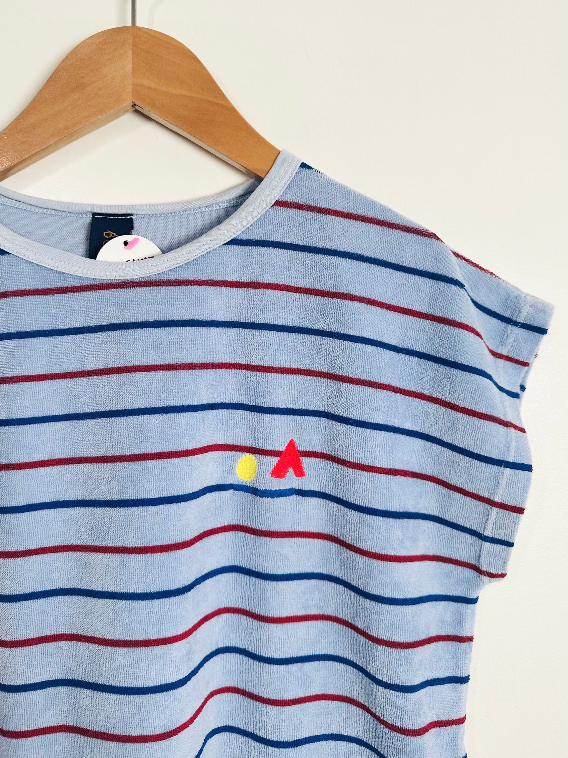 Bonmot Stripe Terry Top / 8-9Y