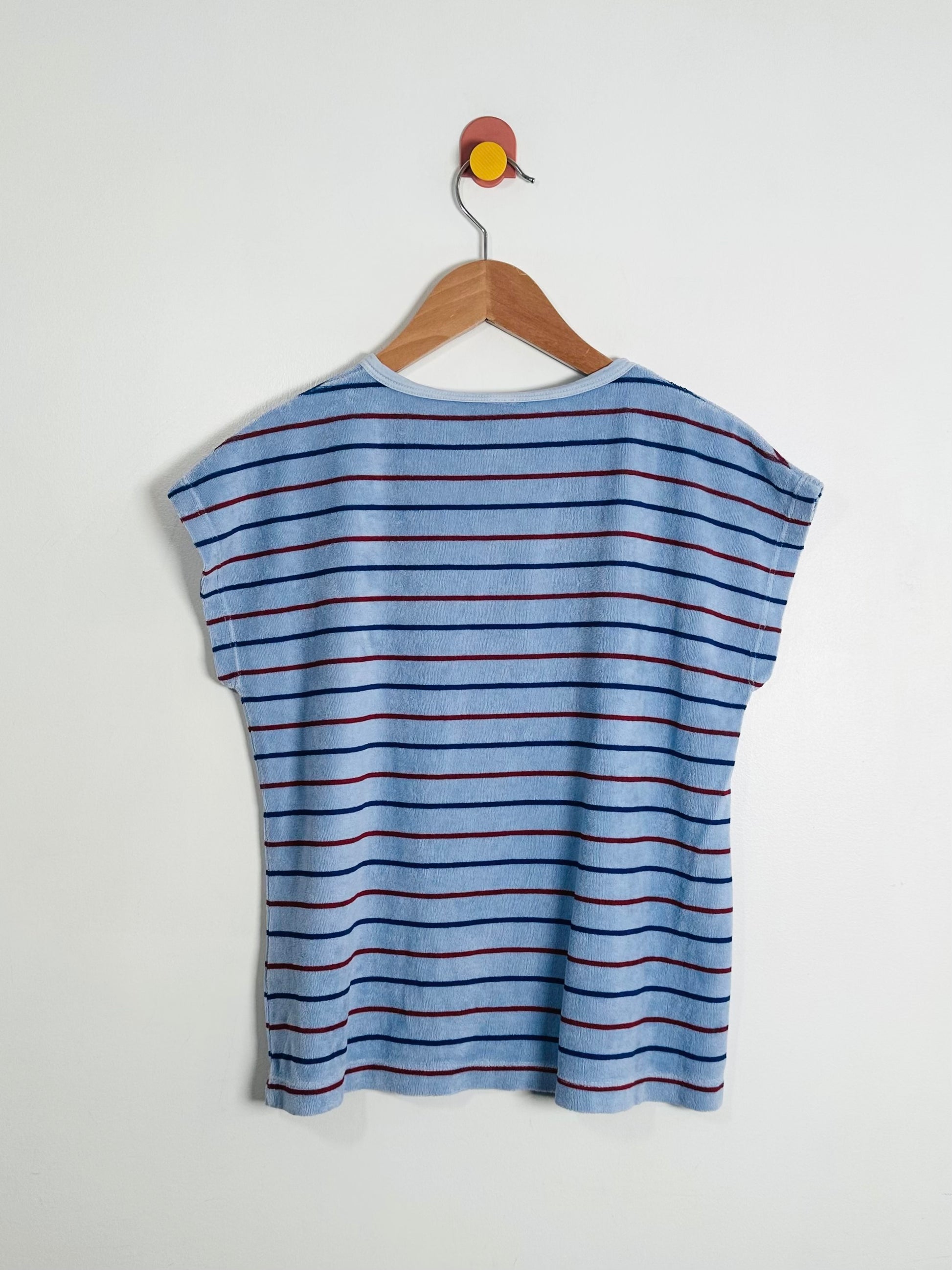 Bonmot Stripe Terry Top / 8-9Y