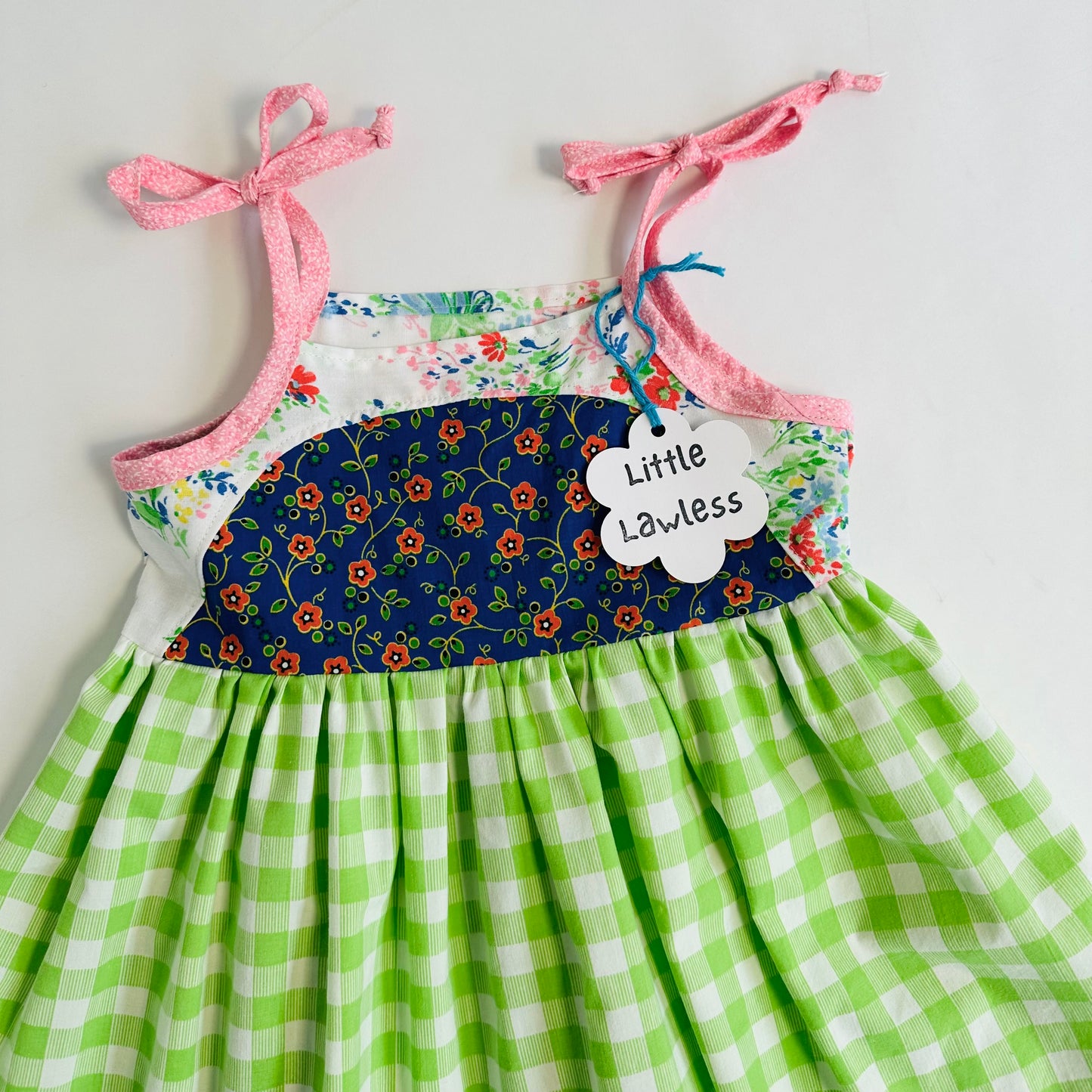 Little Lawless Upcycled Sundress / 4Y