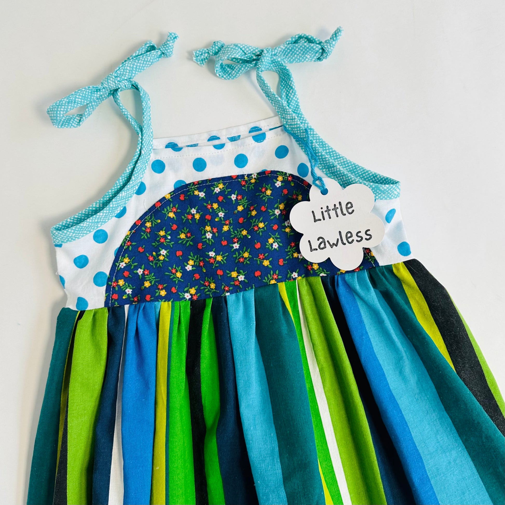 Little Lawless Upcycled Sundress / 3Y