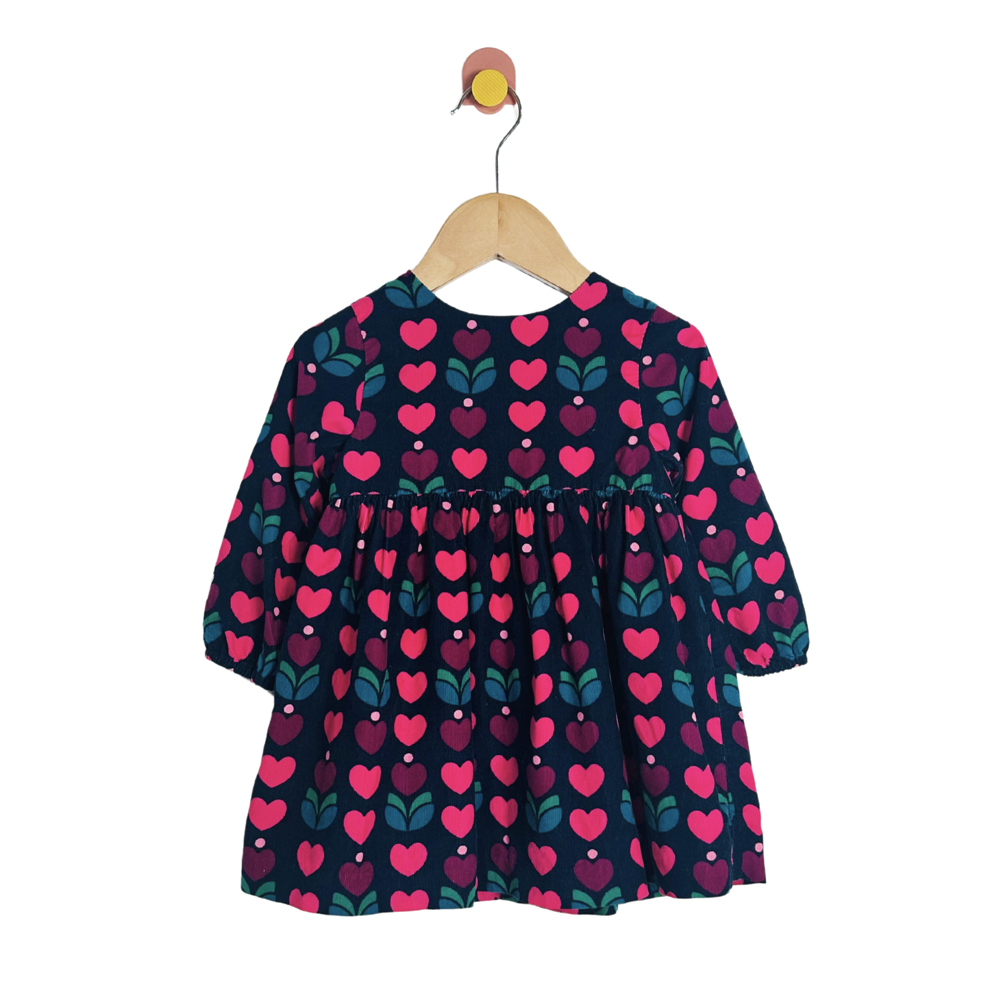 Jacadi Mircocord Heart Dress / 24M