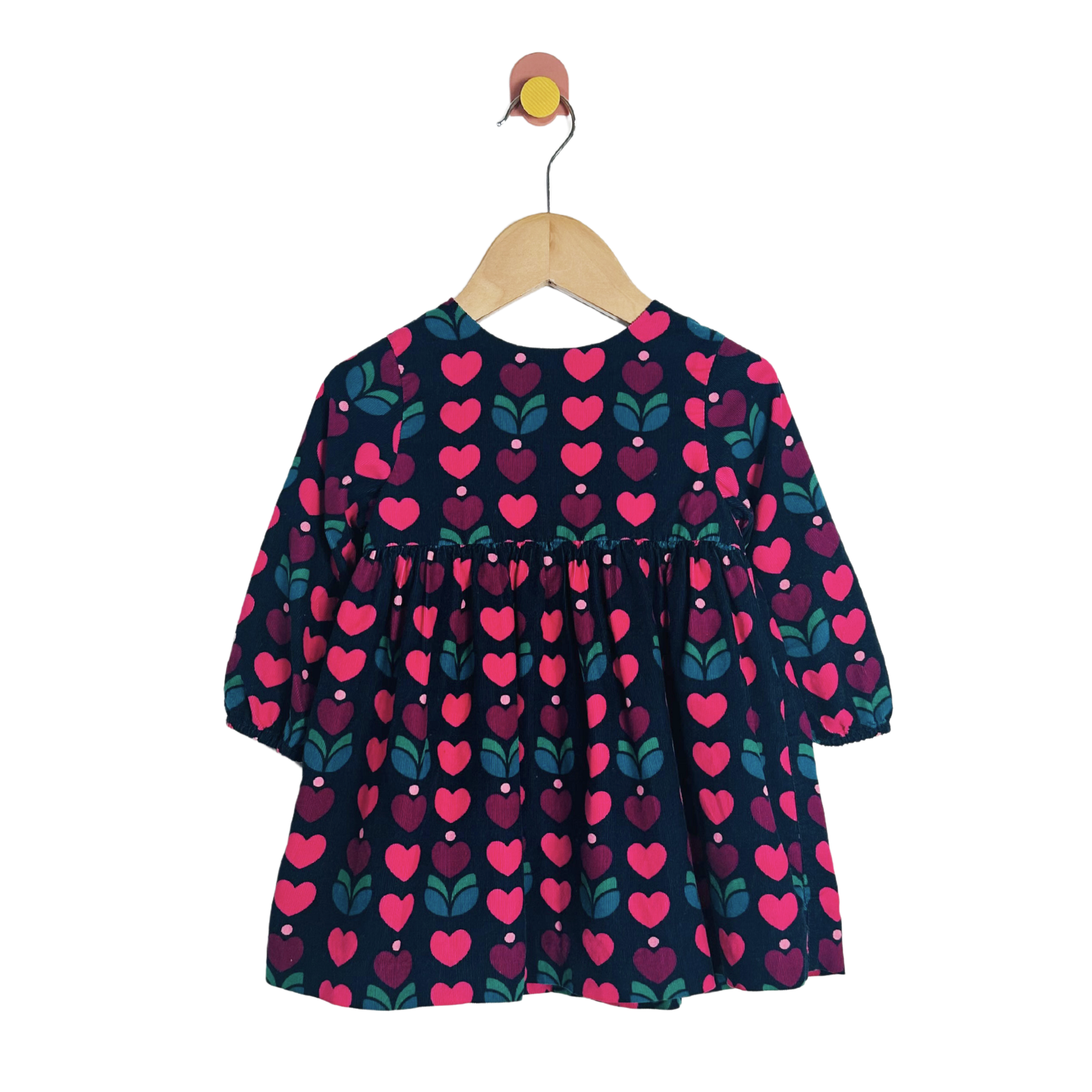 Jacadi Mircocord Heart Dress / 24M