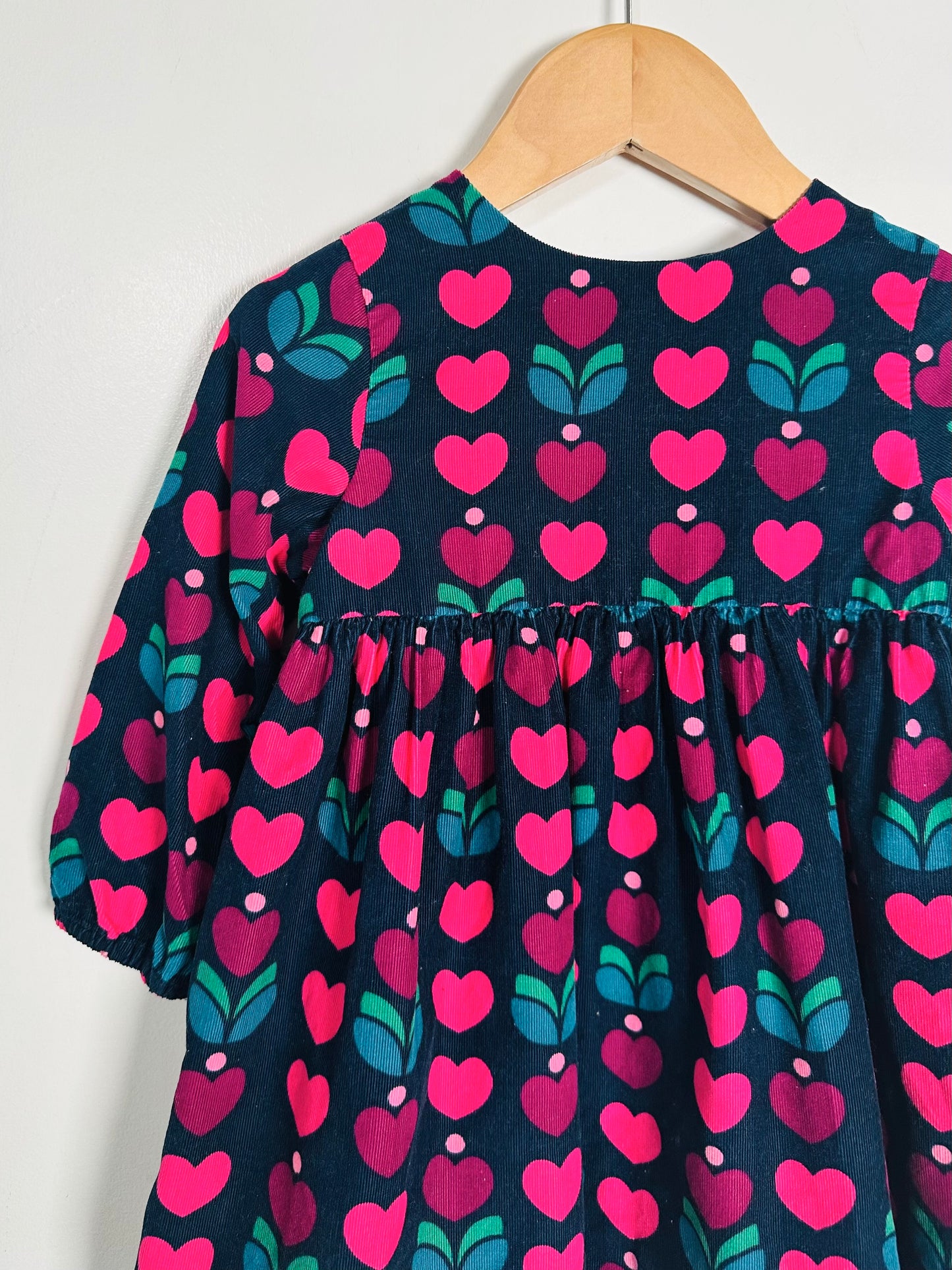 Jacadi Mircocord Heart Dress / 24M