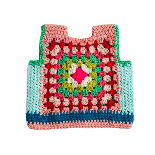Lulaland Marvelous Crochet Vest / 4-6Y