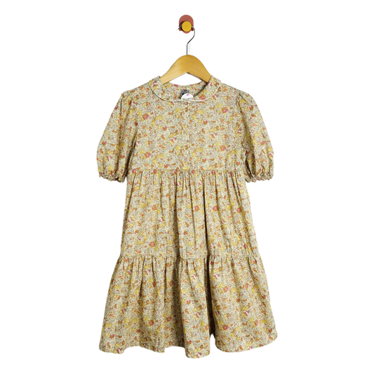 Bonton Tiered Floral Dress / 10Y