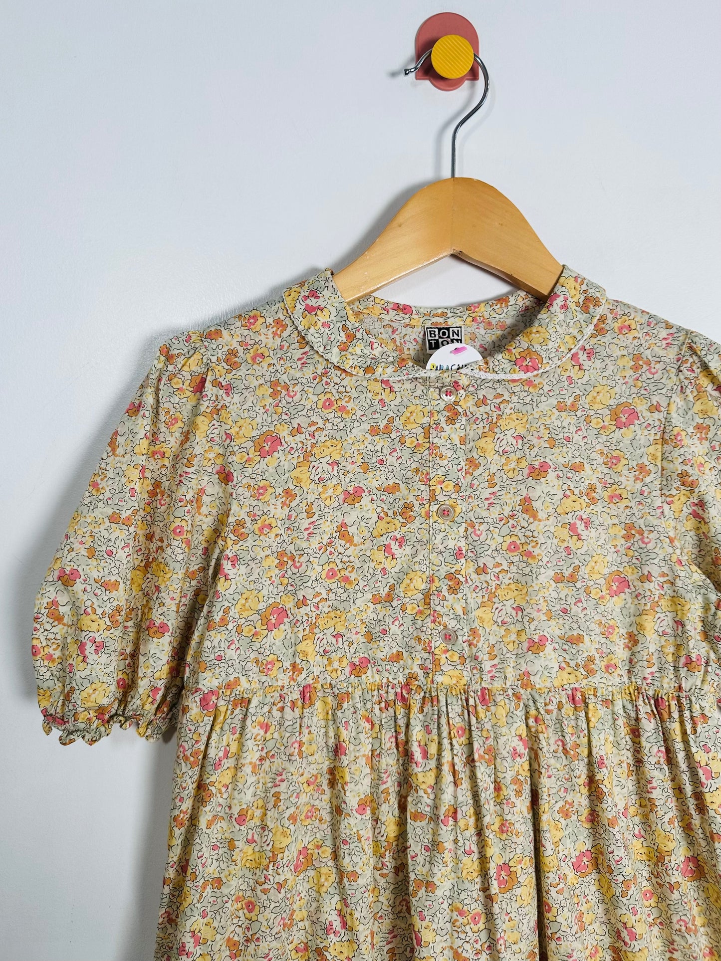 Bonton Tiered Floral Dress / 10Y