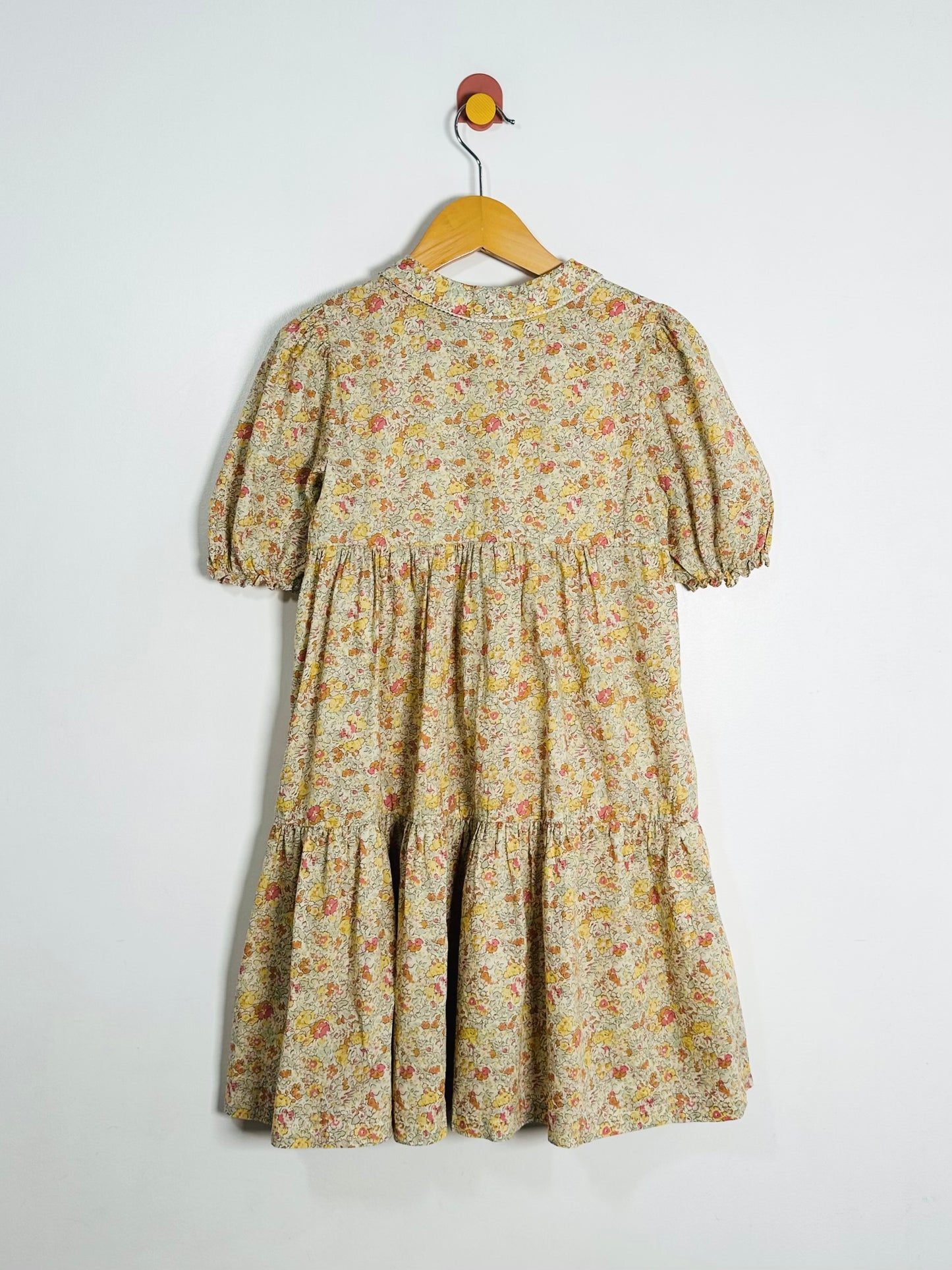 Bonton Tiered Floral Dress / 10Y