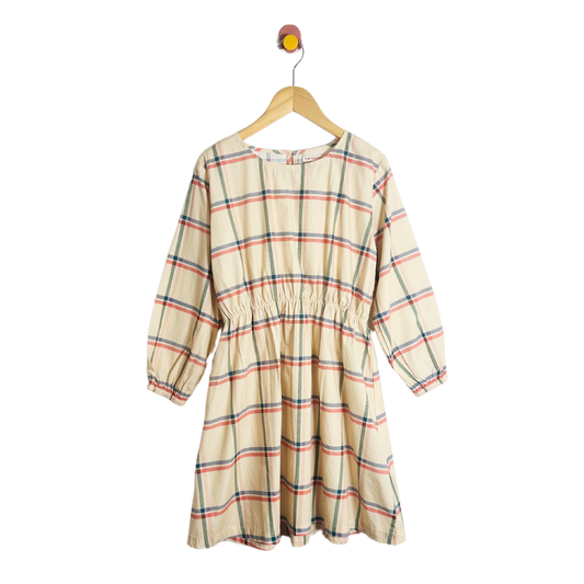 Tiny Cottons Check Dress / 8Y