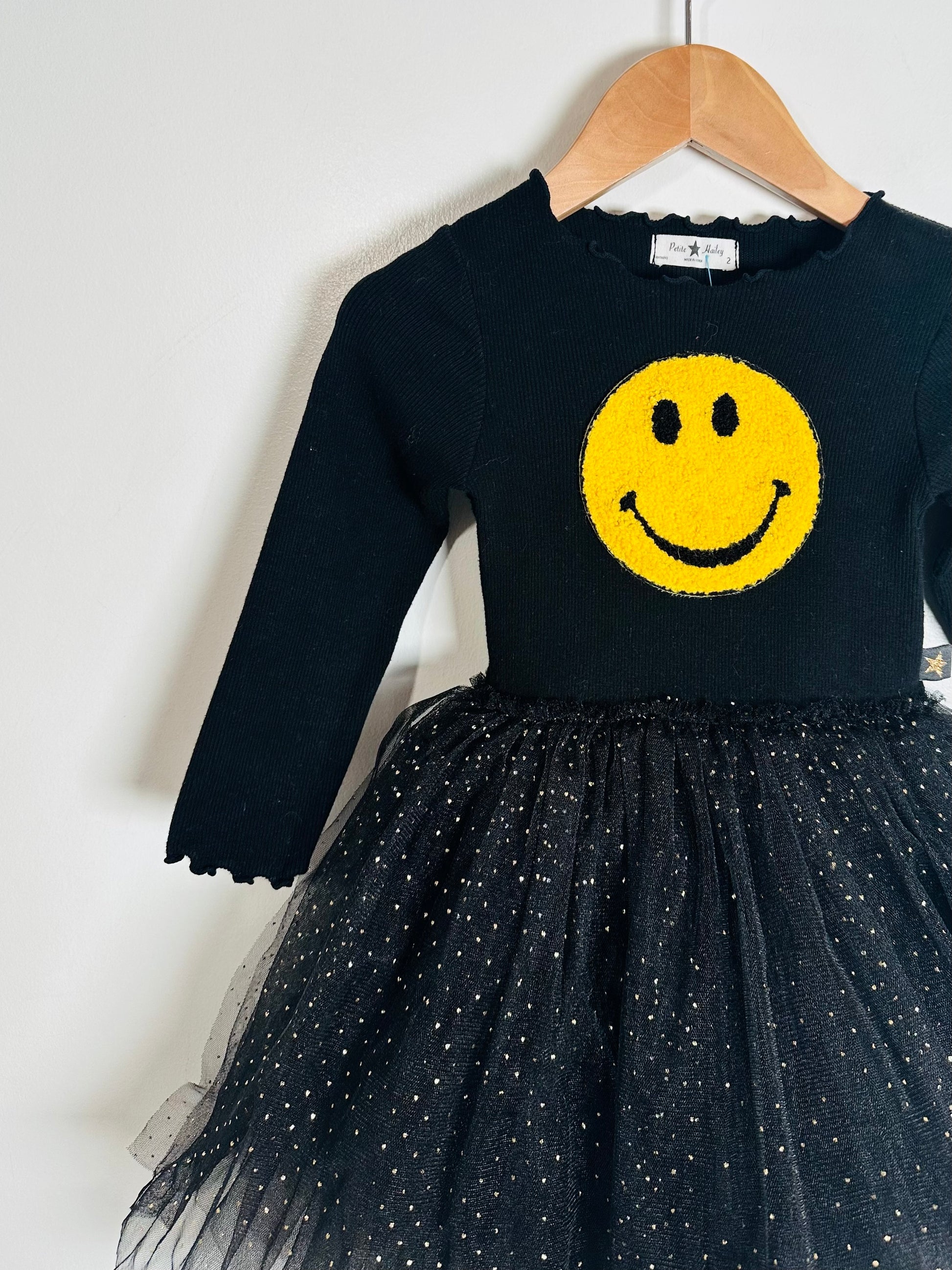  Petite Hailey Smiley Tulle Dress / 2Y