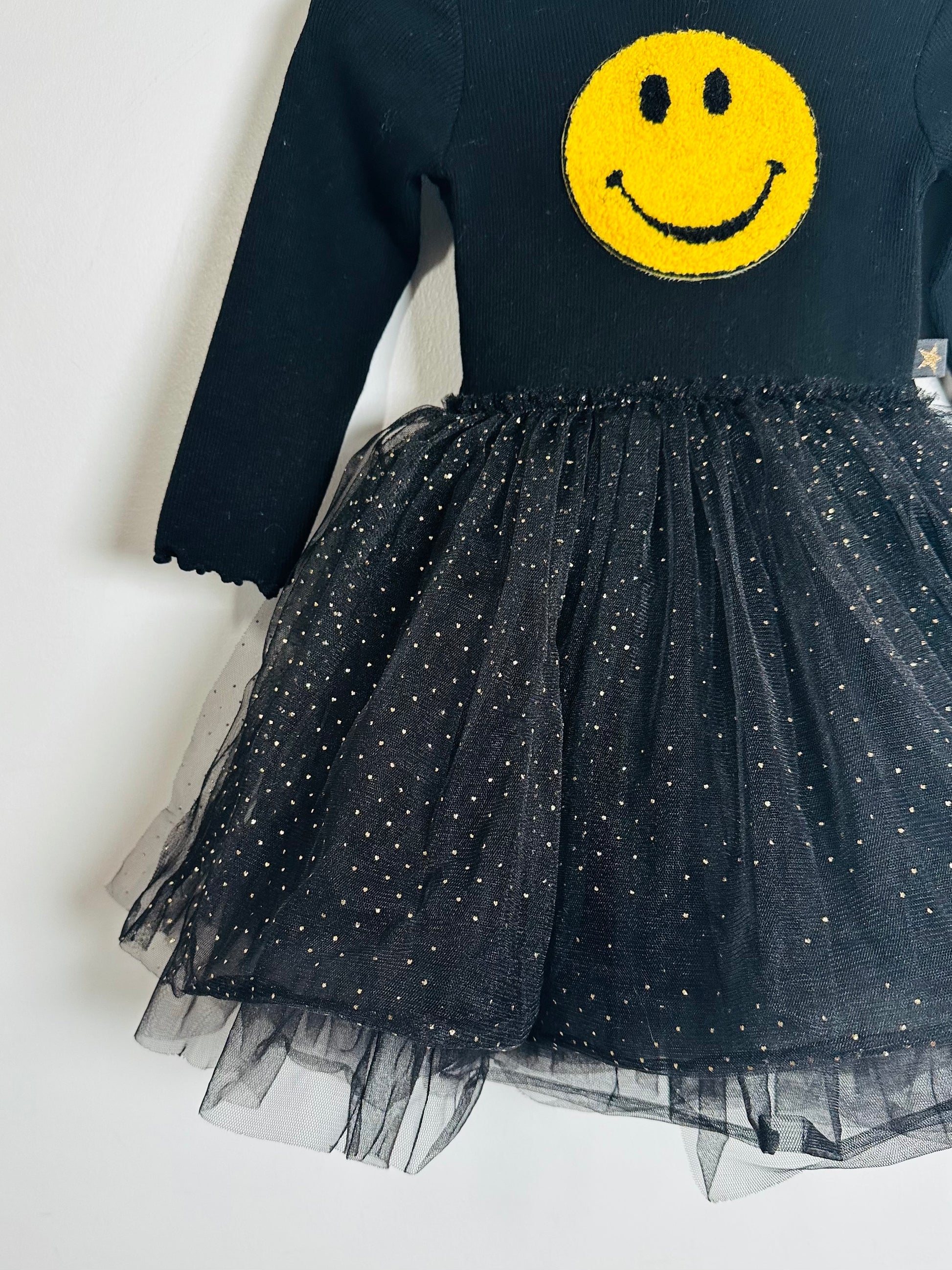 Petite Hailey Smiley Tulle Dress / 2Y