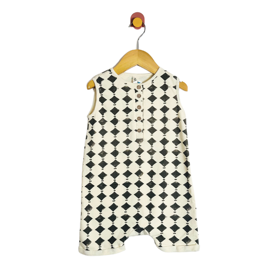 Rylee + Cru Diamond Romper / 18-24 mths
