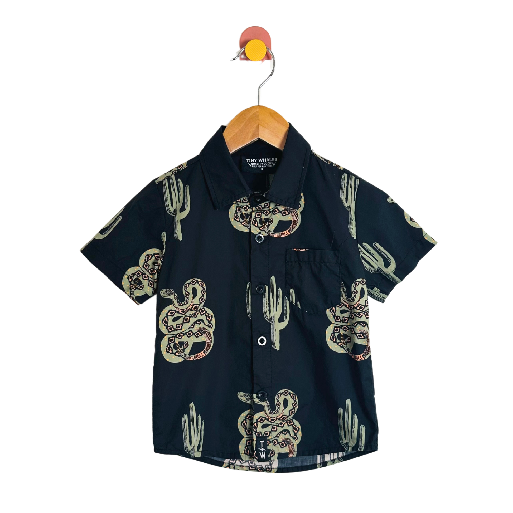 Tiny Whales Desert Button-up / 3Y