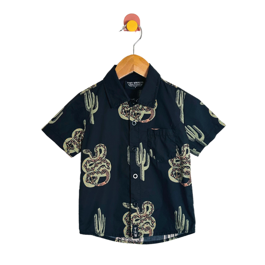 Tiny Whales Desert Button-up / 3Y