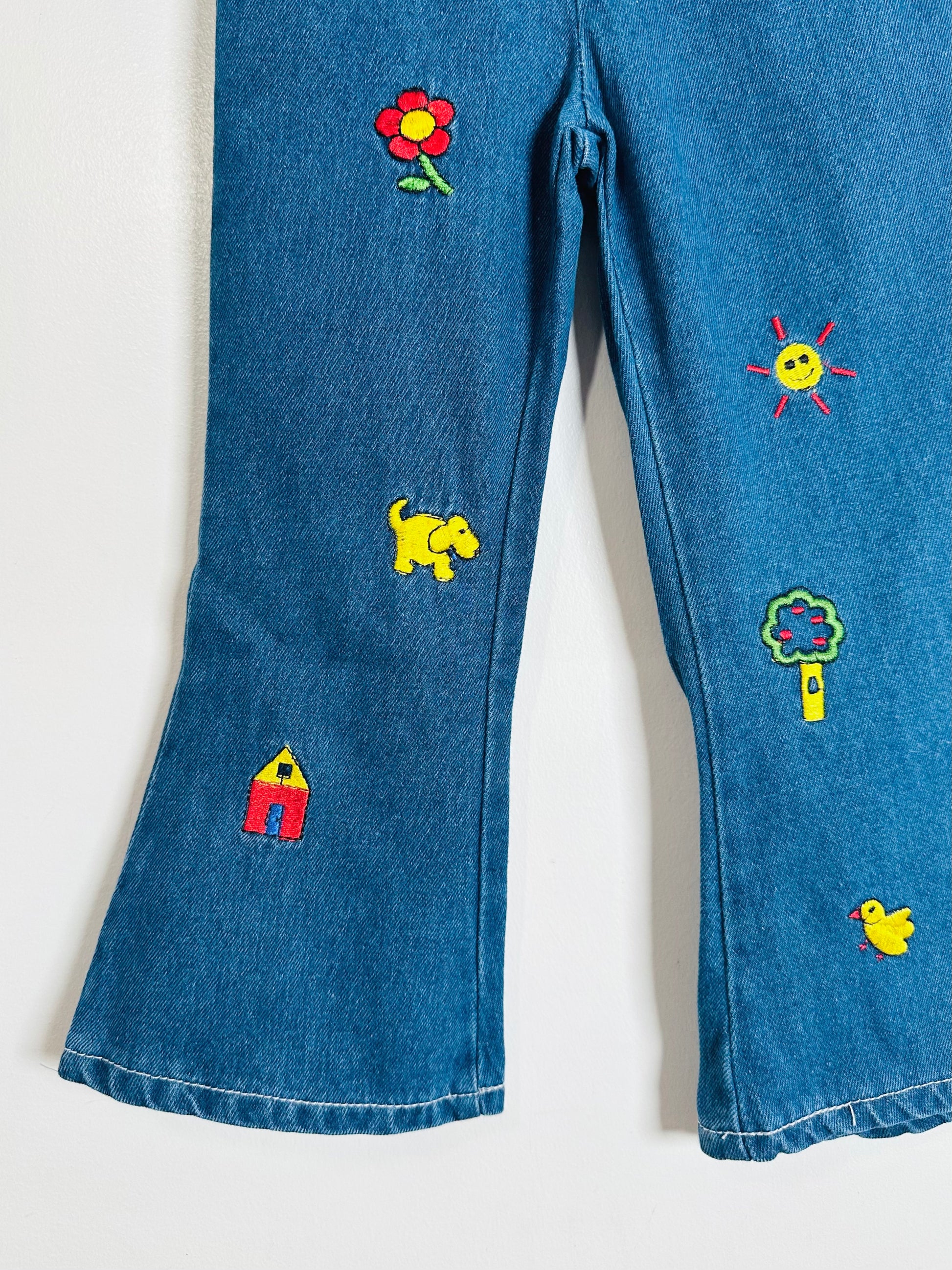 Vintage Embroidered Jeans / 4Y