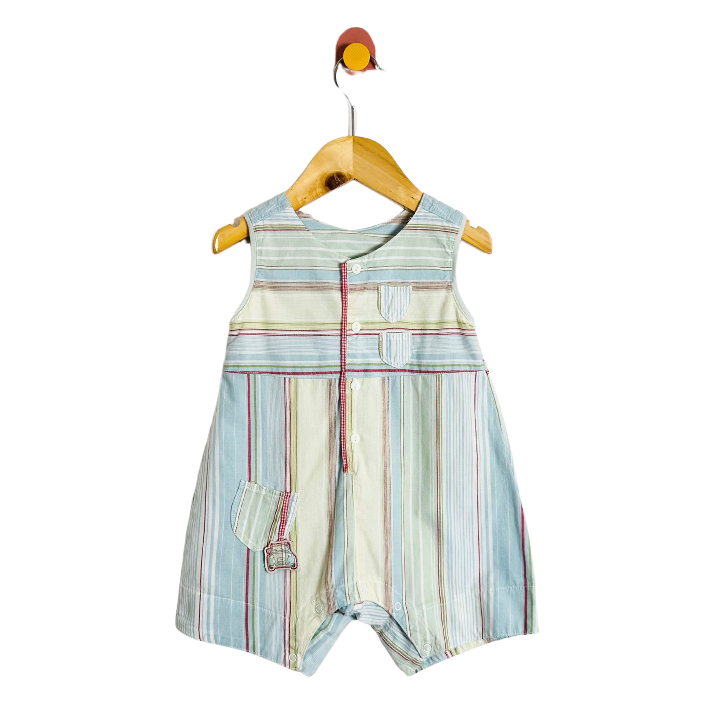 Catamini Stripe Romper / 6M