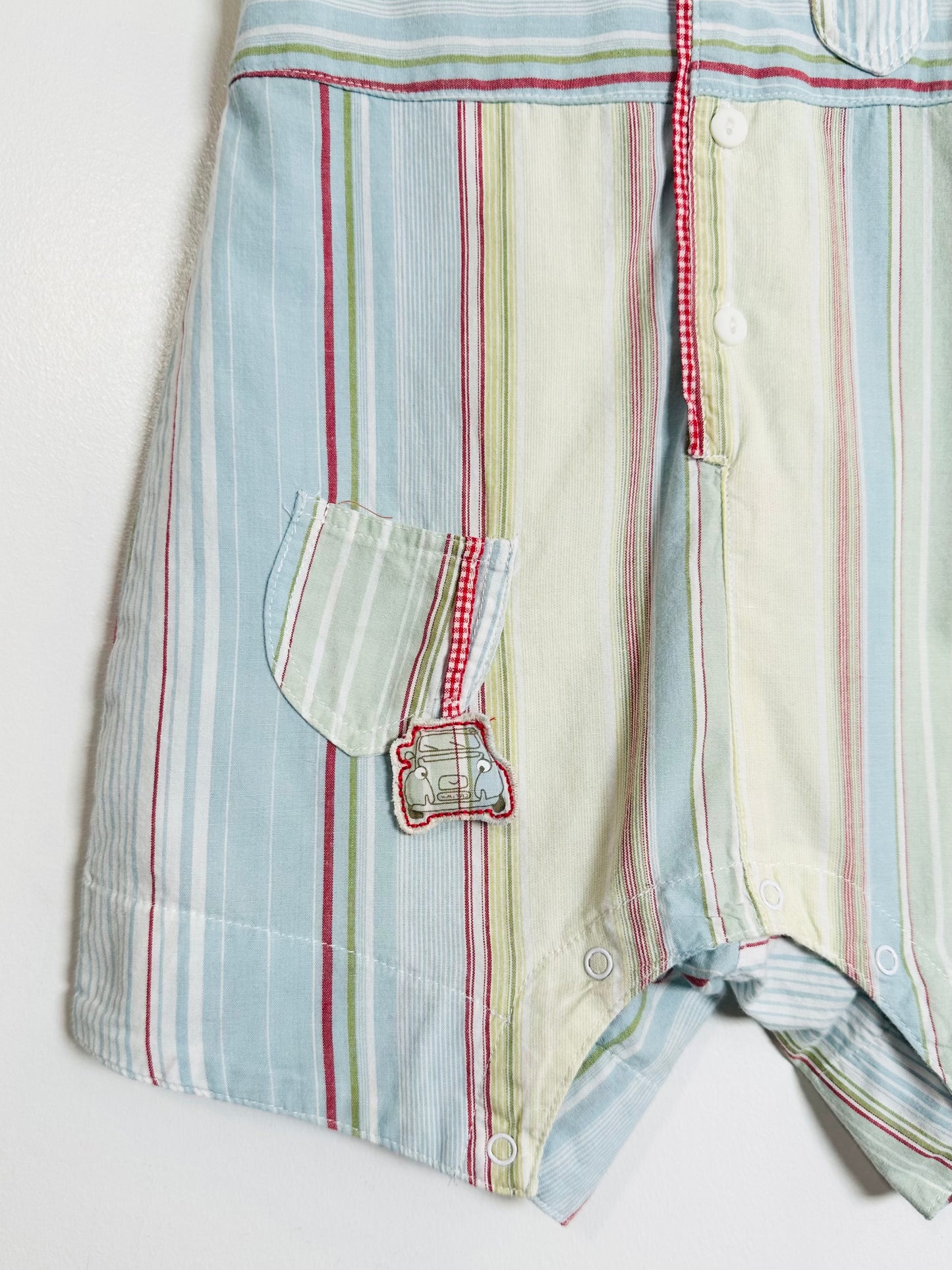 Catamini Stripe Romper / 6M